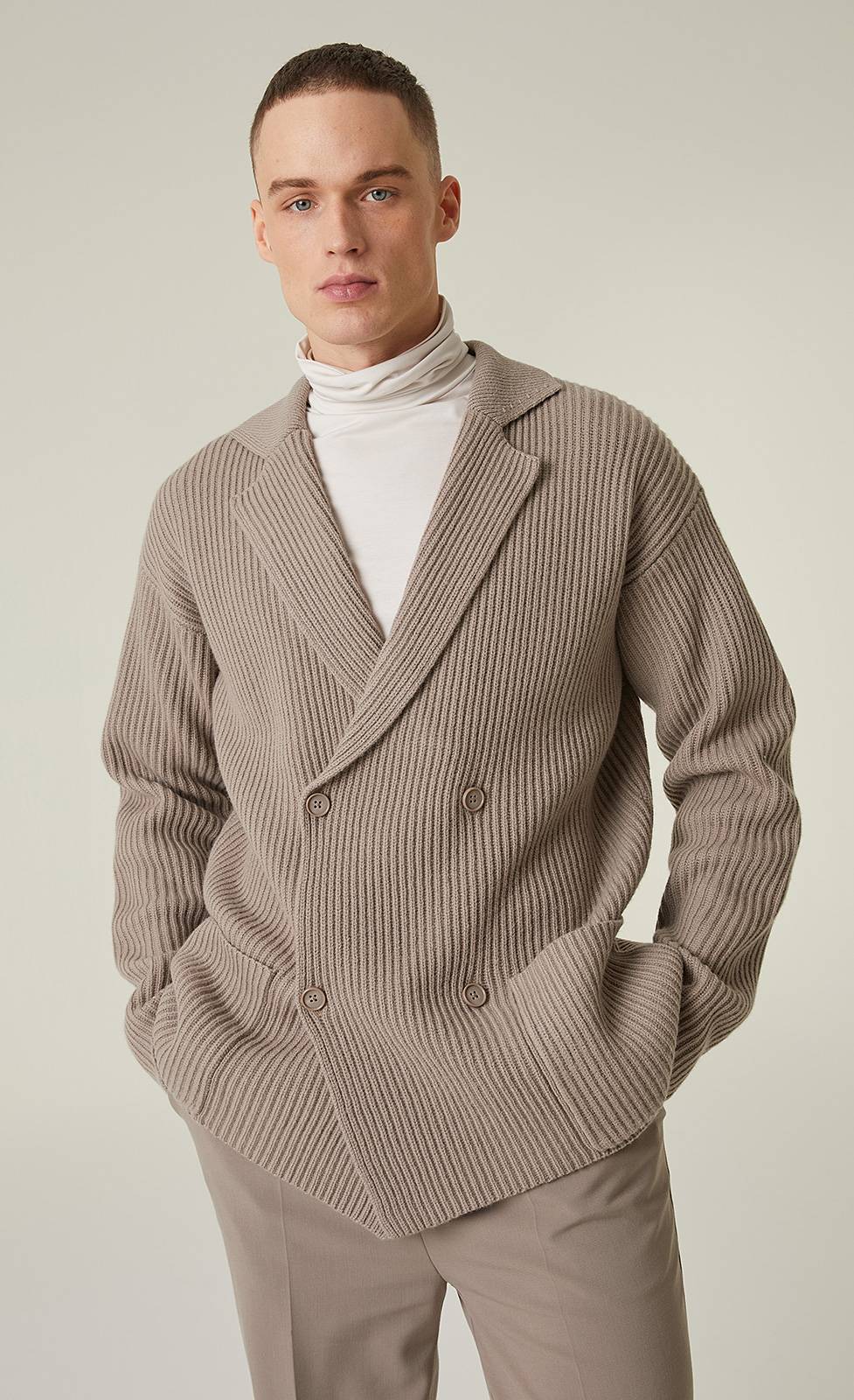 Kiefermann Cailan Doppelreihige Strickjacke