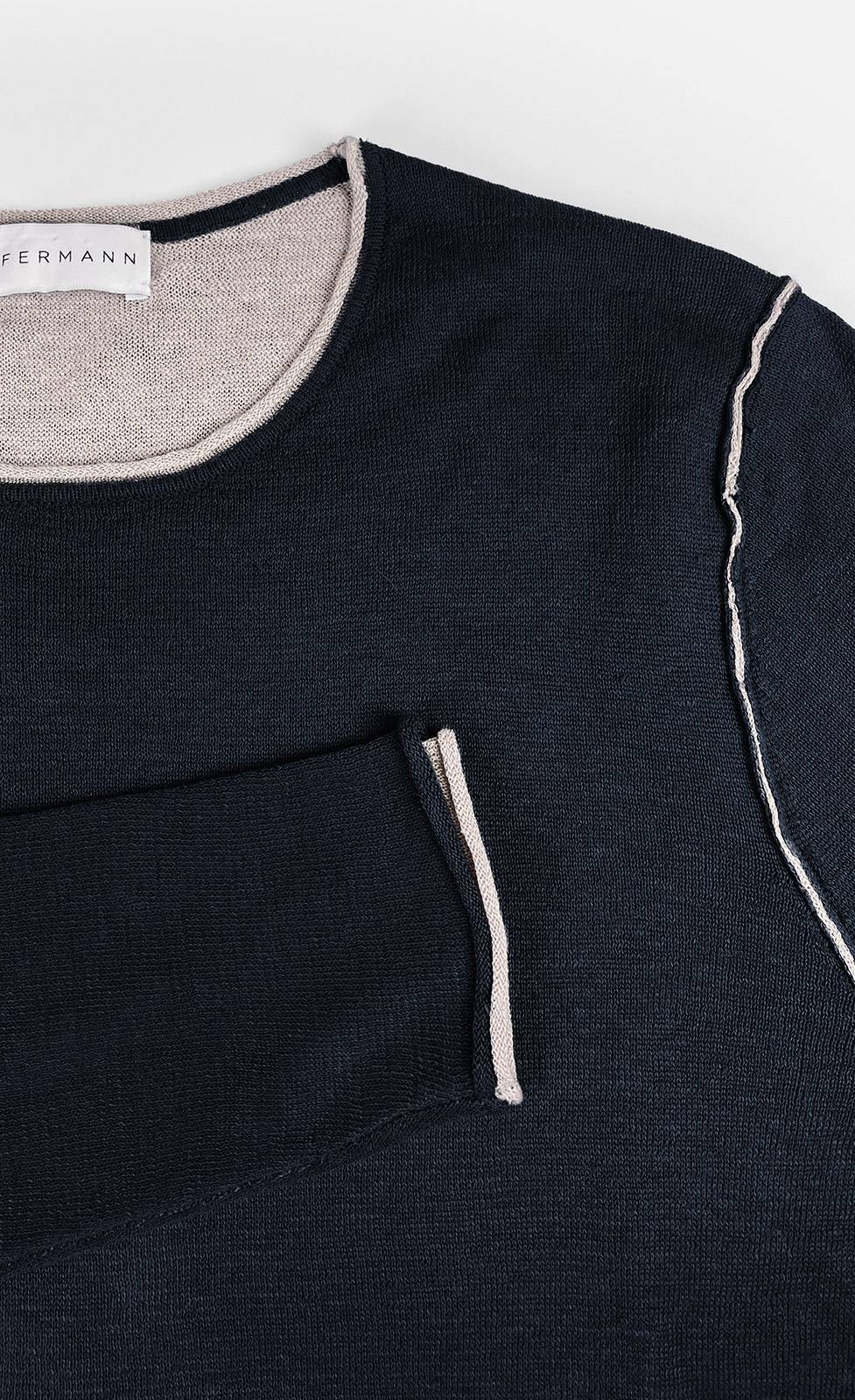 Kiefermann Caius Leinen Strickpullover