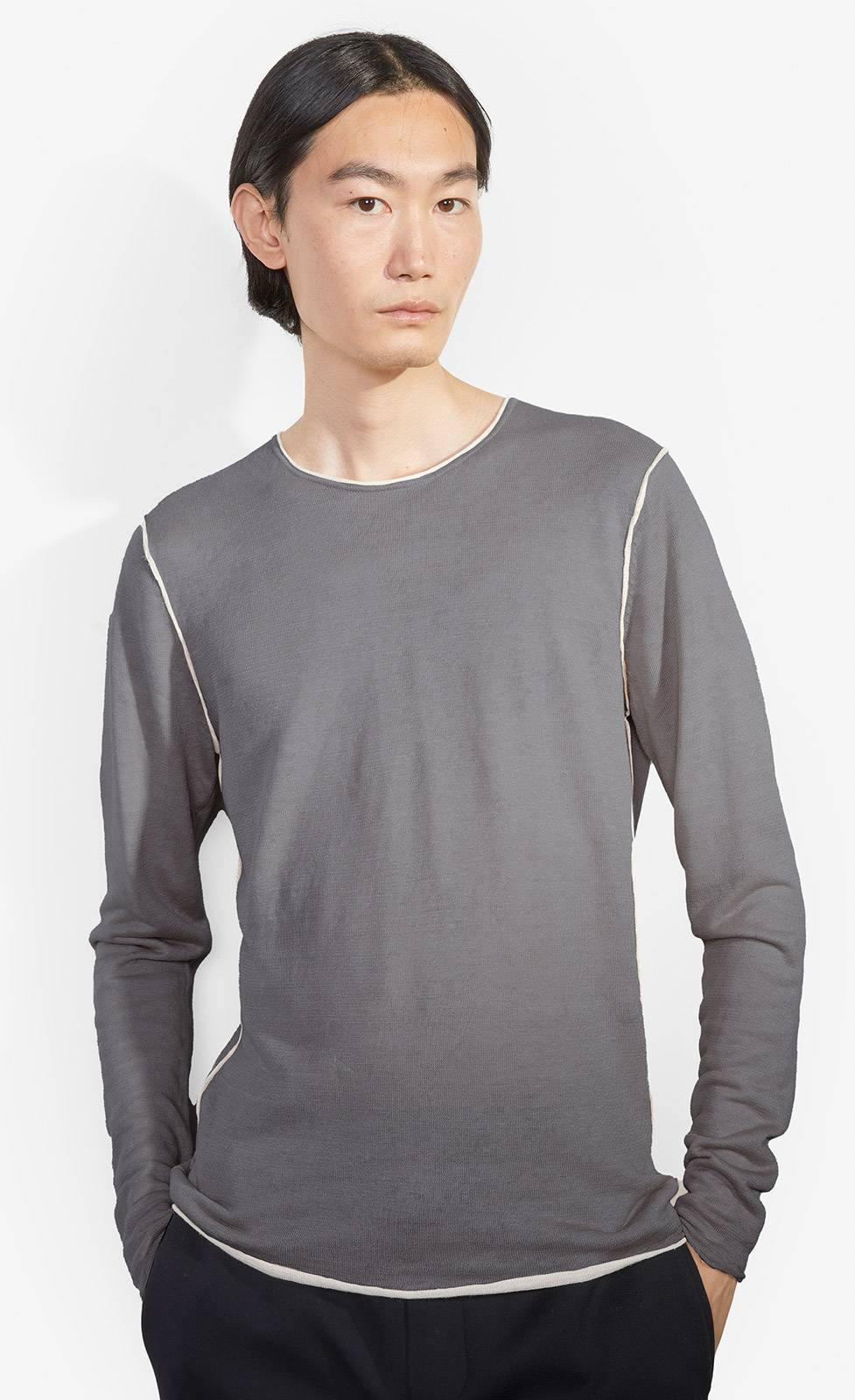 Kiefermann Caius Leinen Strickpullover