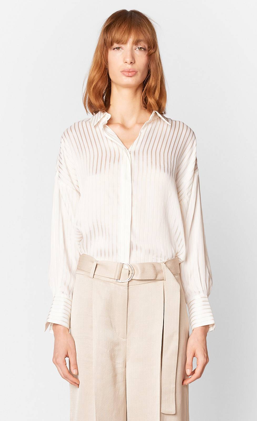 Kiefermann Cece Bluse Mit Tonalem Streifen