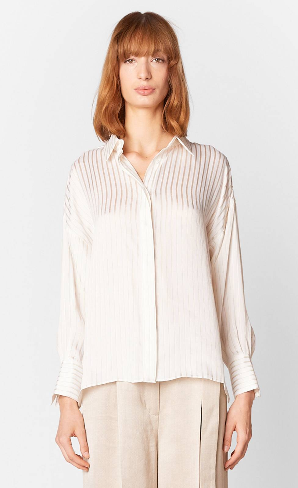 Kiefermann Cece Bluse mit tonalem Streifen