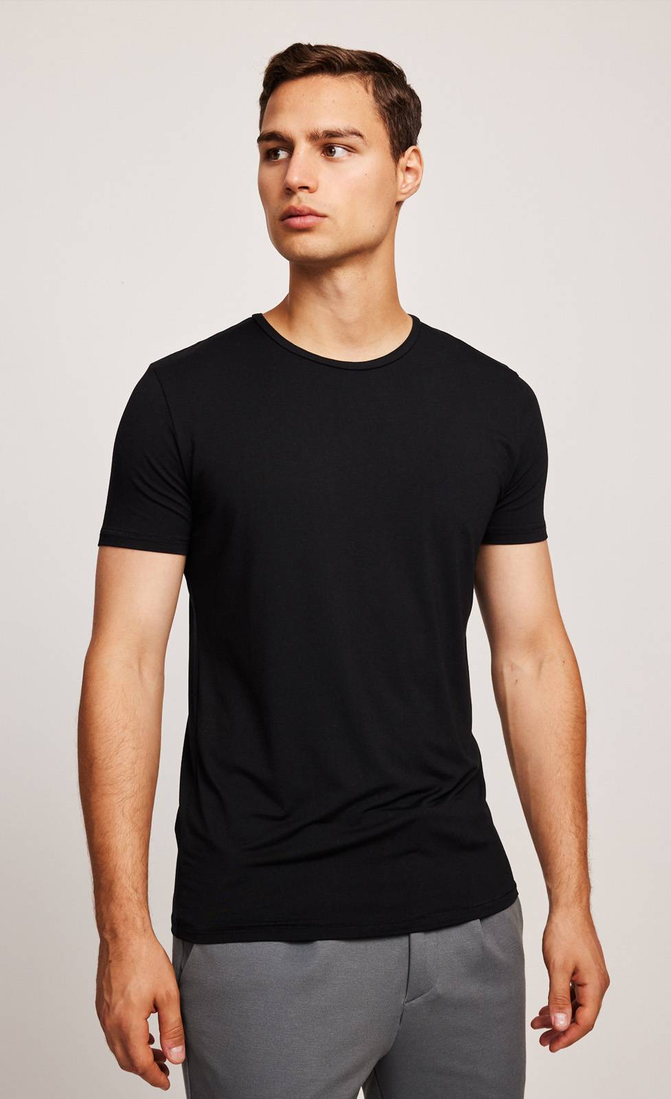 Kiefermann Clive Rundhals-T-Shirt Aus Modaljersey