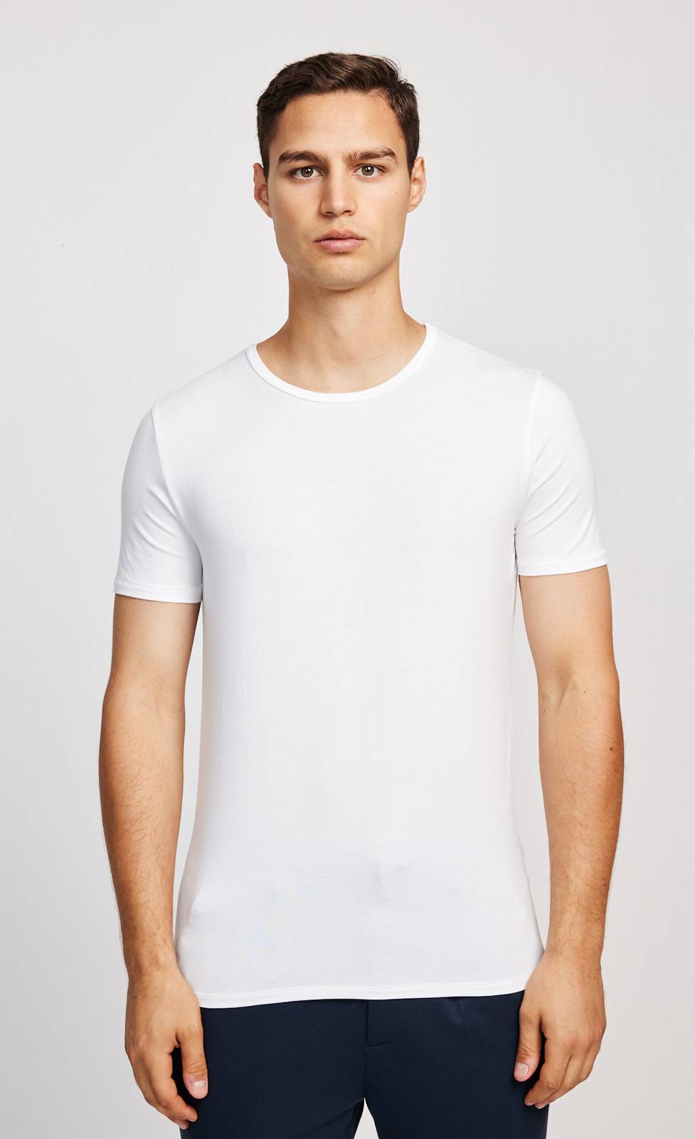 Kiefermann Clive Rundhals-T-Shirt aus Modaljersey