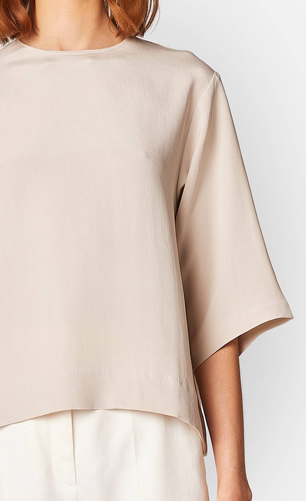 Kiefermann Colette Kurzarm-Seidenshirt