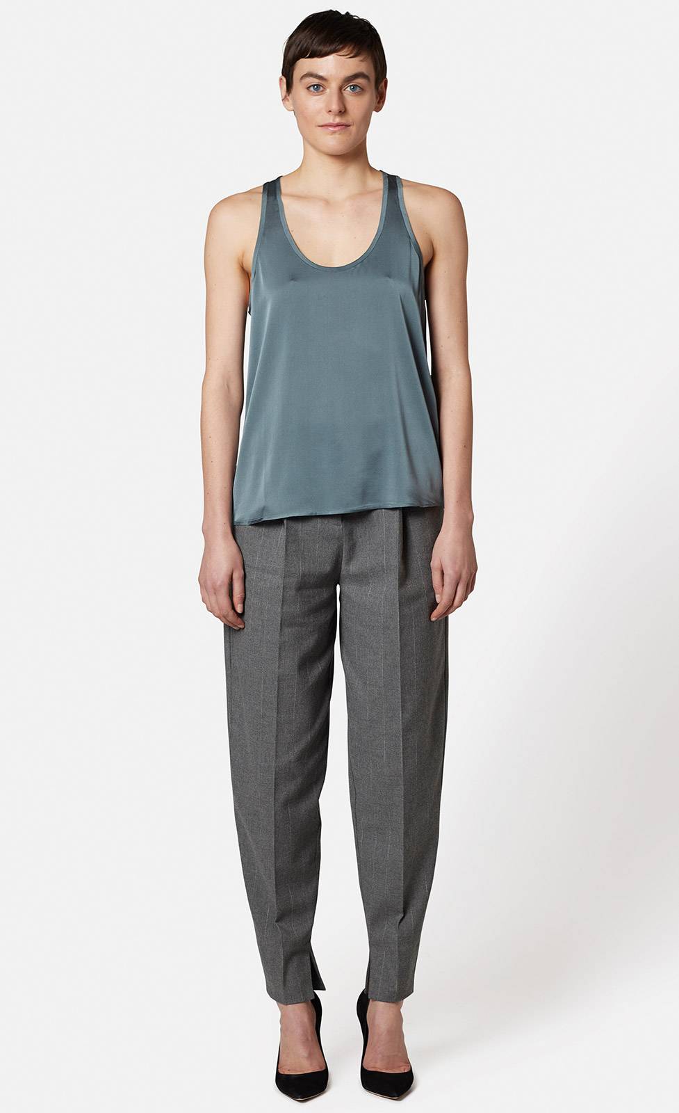 Kiefermann Dagmars Seidensatin-Top