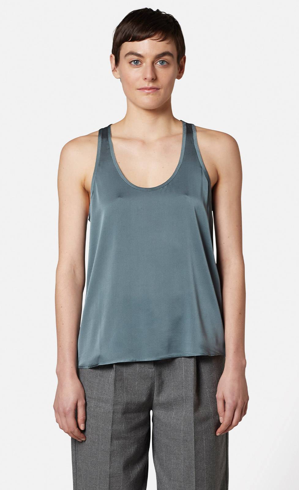 Kiefermann Dagmars Seidensatin-Top