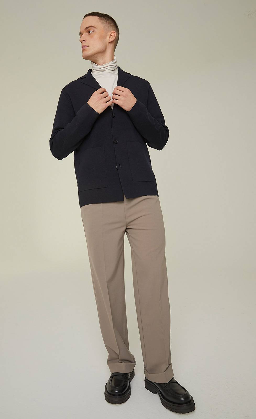 Kiefermann Danco Geknöpfte Strickjacke Mit Taschen