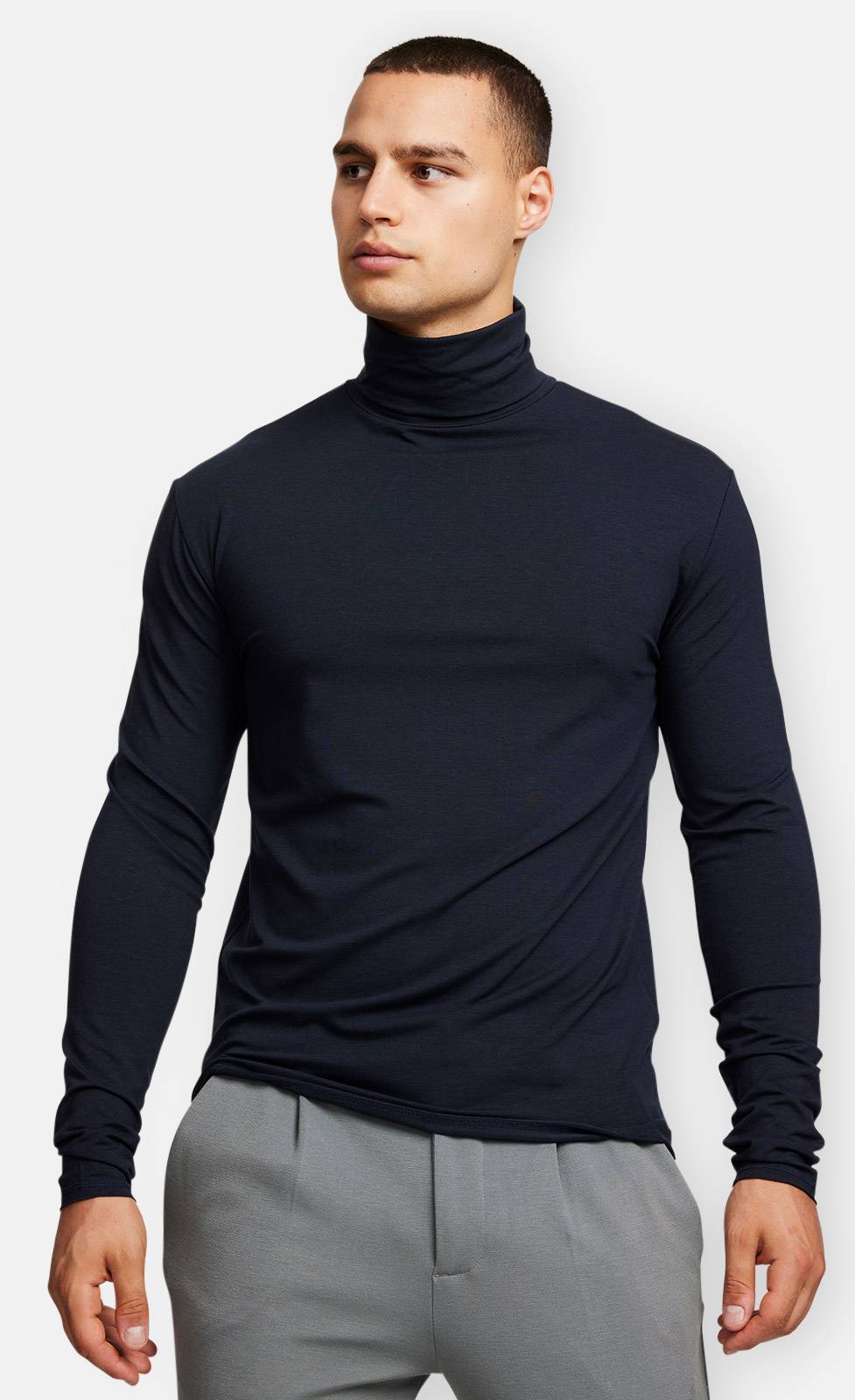 Kiefermann Didier Rollkragen-Langarmshirt