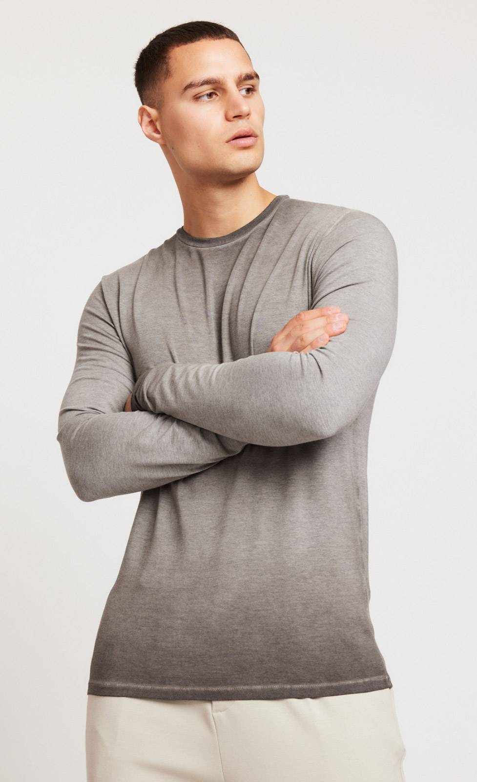 Kiefermann Erik Langarmshirt mit Vintage-Waschung