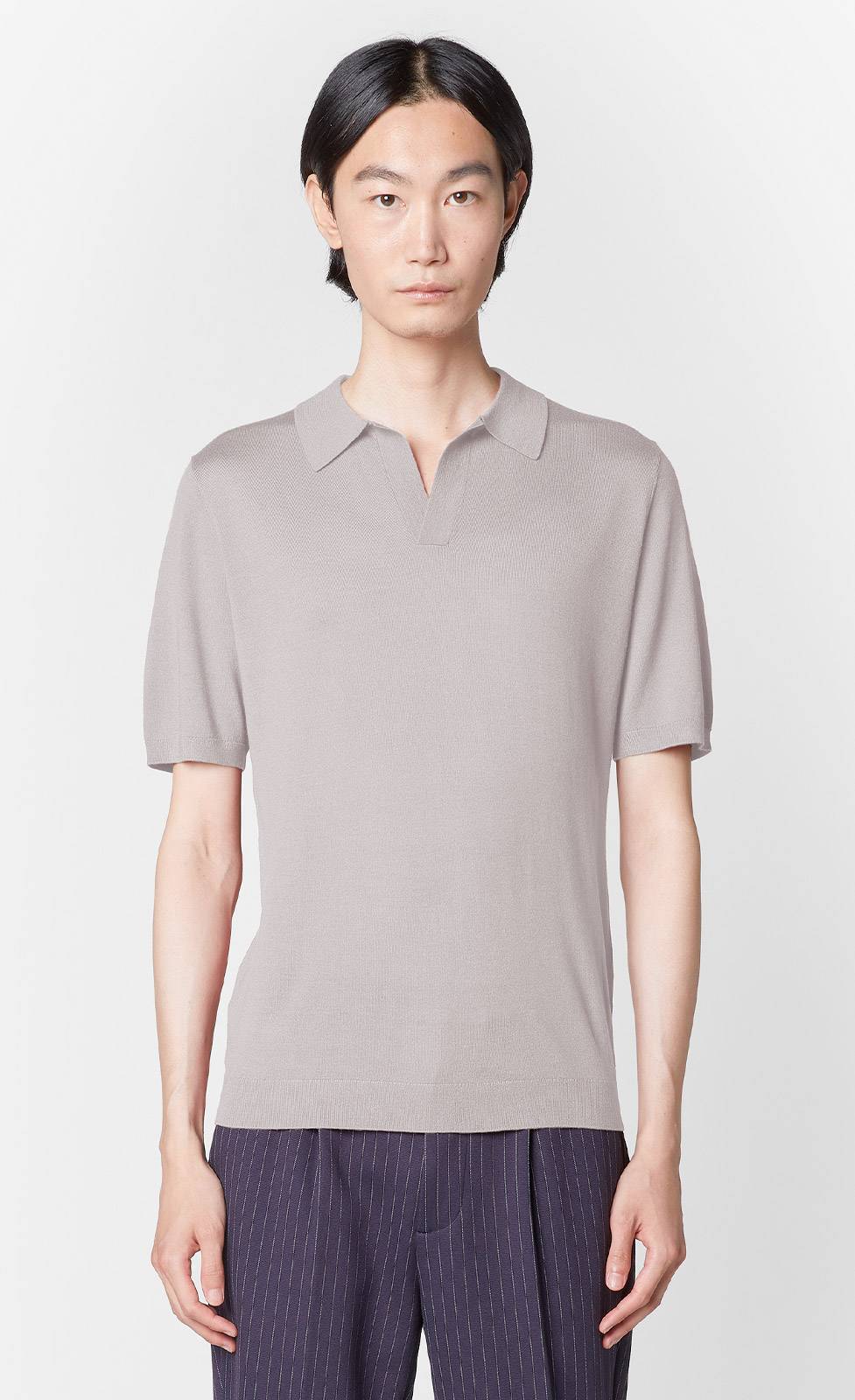 Kiefermann Fitz Strickpolo aus Merinowolle