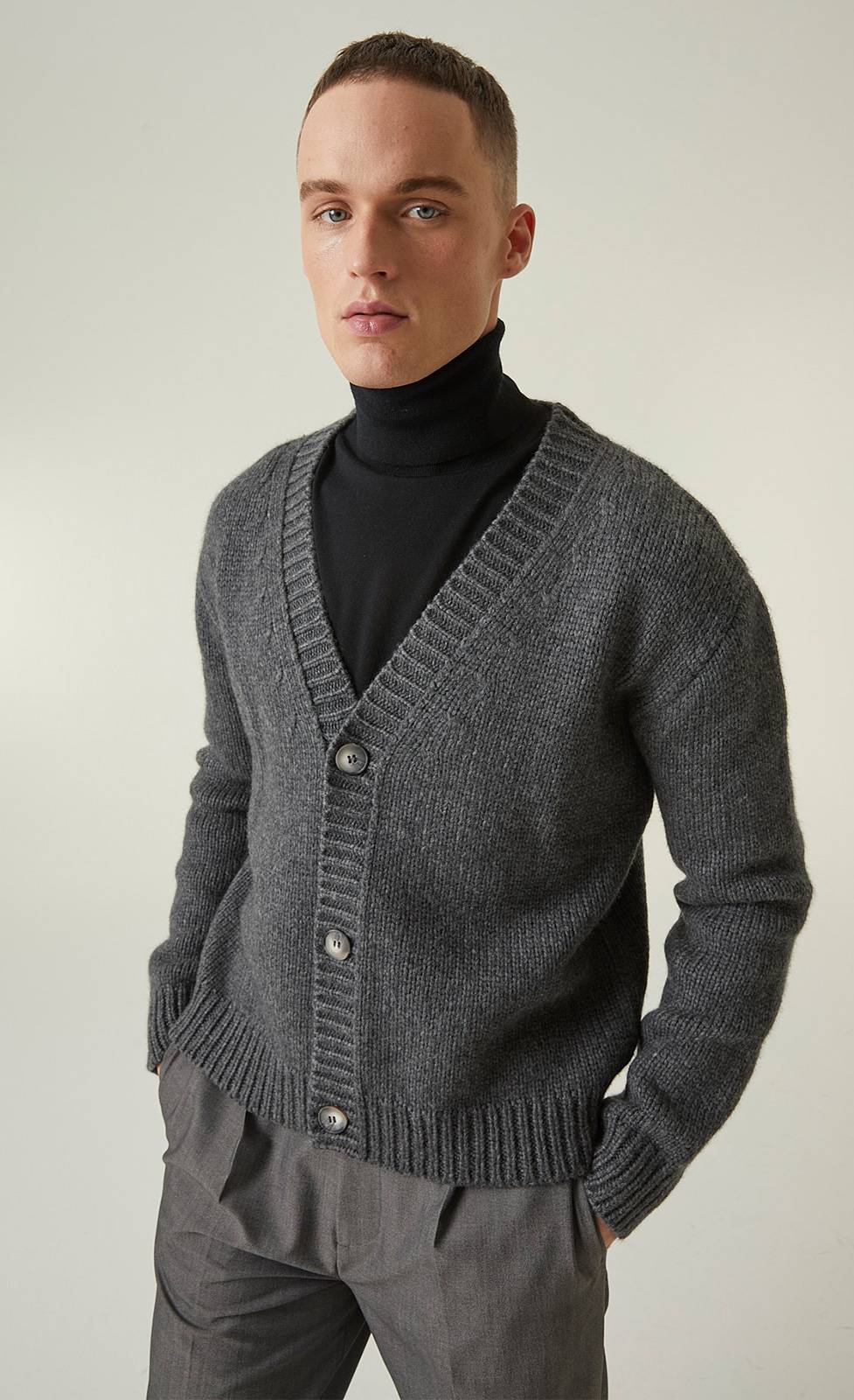 Kiefermann Fred Grobstrickjacke