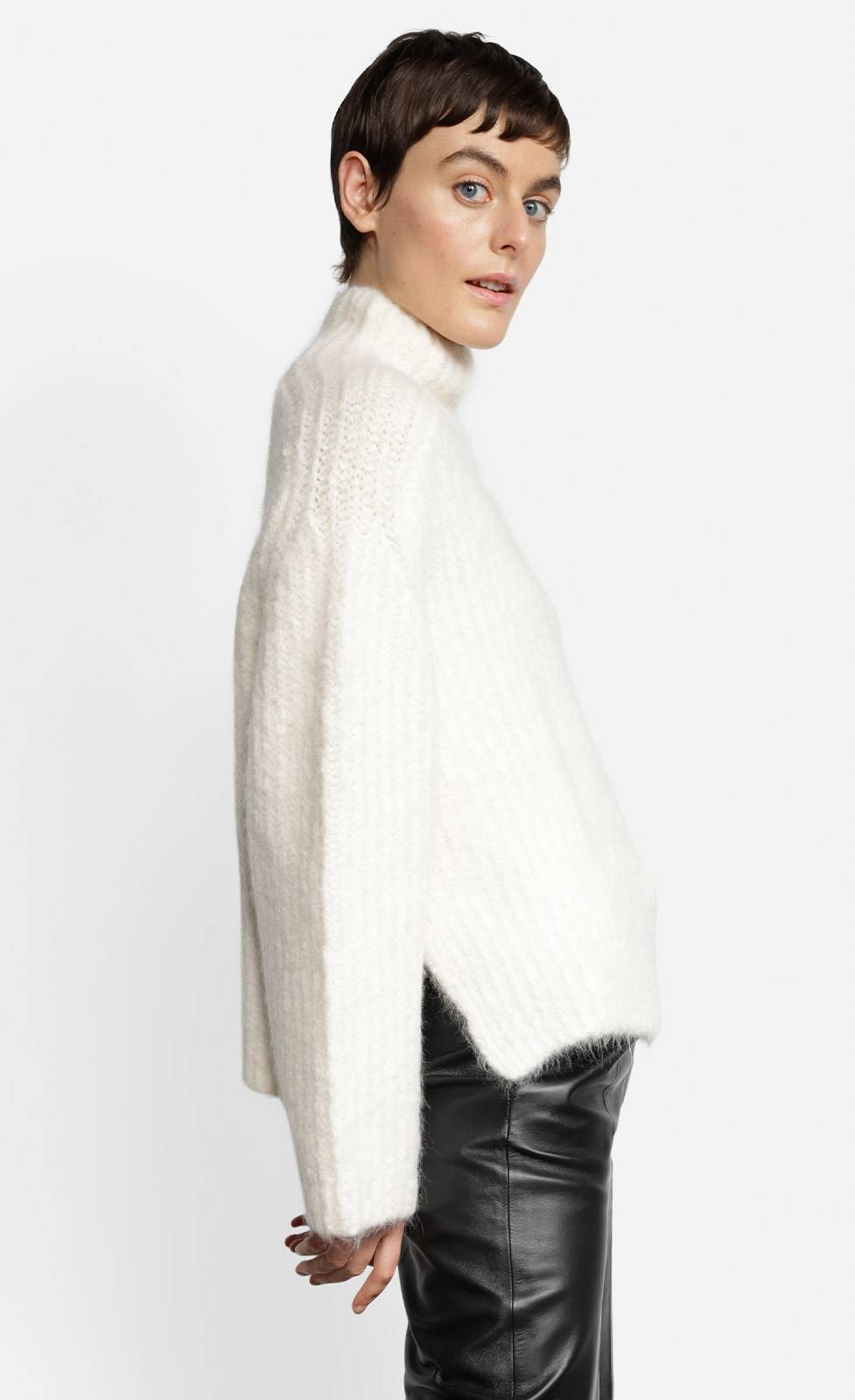 Kiefermann Gimia Grobstrickpullover Mit Schlitzen