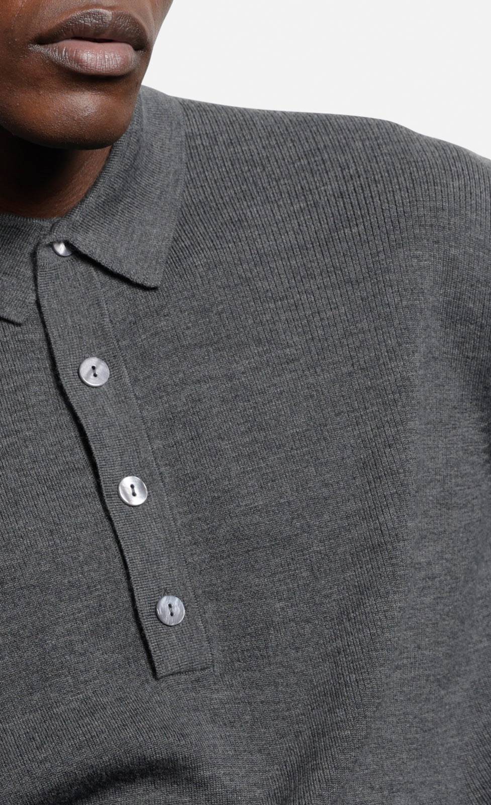 Kiefermann Imano Polopullover Aus Merinowolle