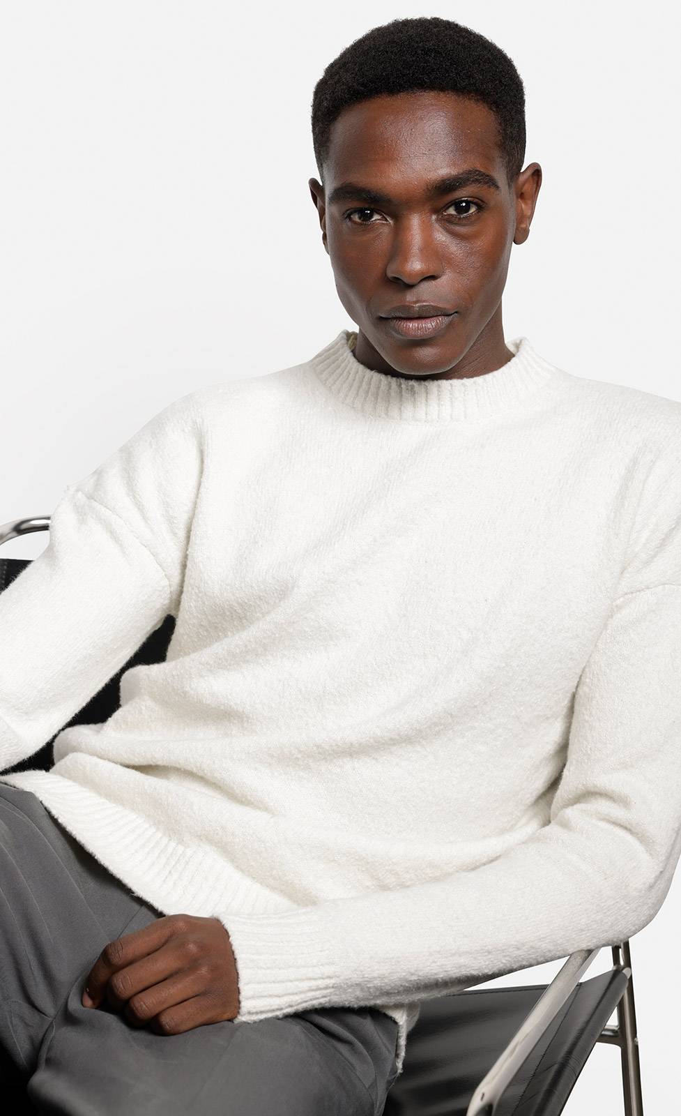 Kiefermann Janniso Pullover Aus Bouclégarn