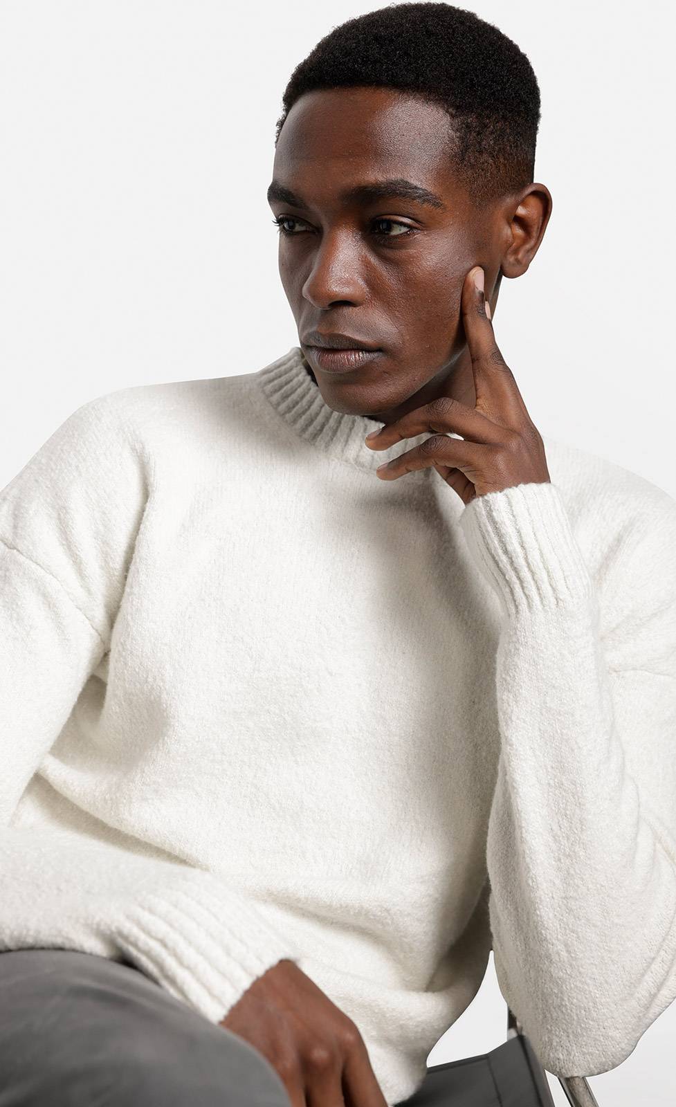 Kiefermann Janniso Pullover Aus Bouclégarn