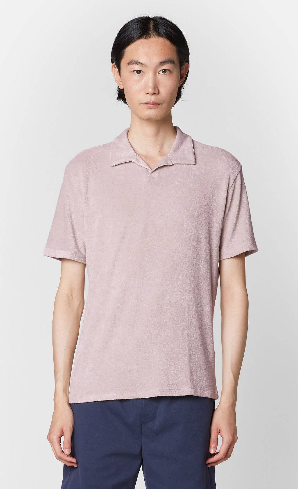 Kiefermann Jonathan Frottee-Poloshirt