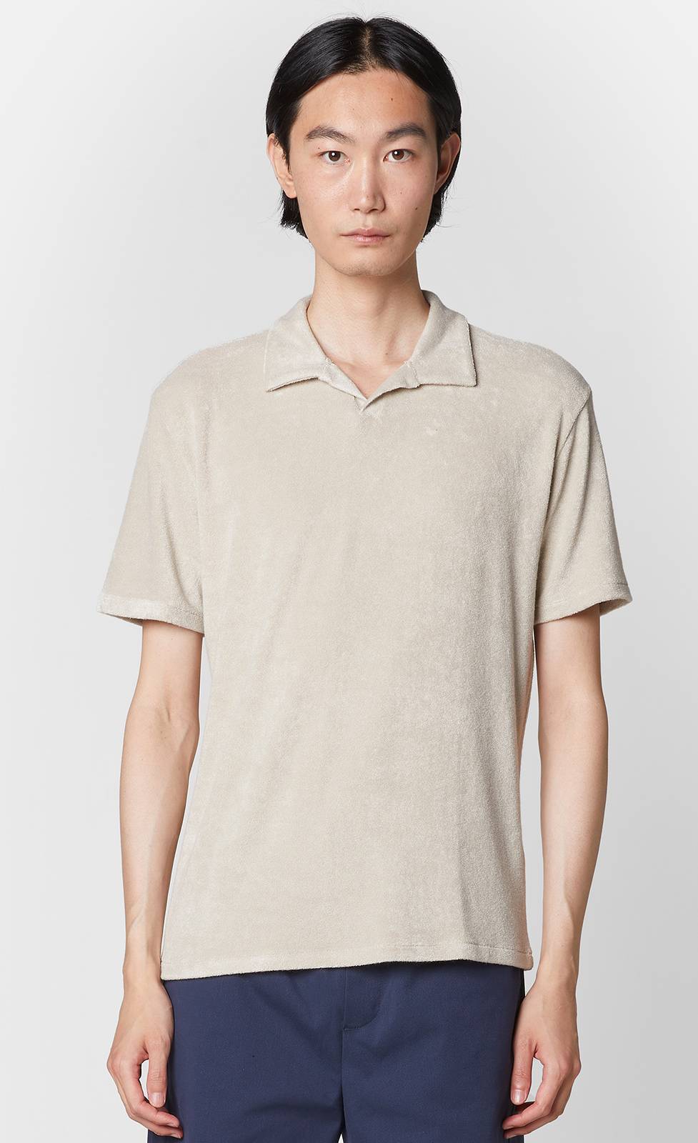 Kiefermann Jonathan Frottee-Poloshirt