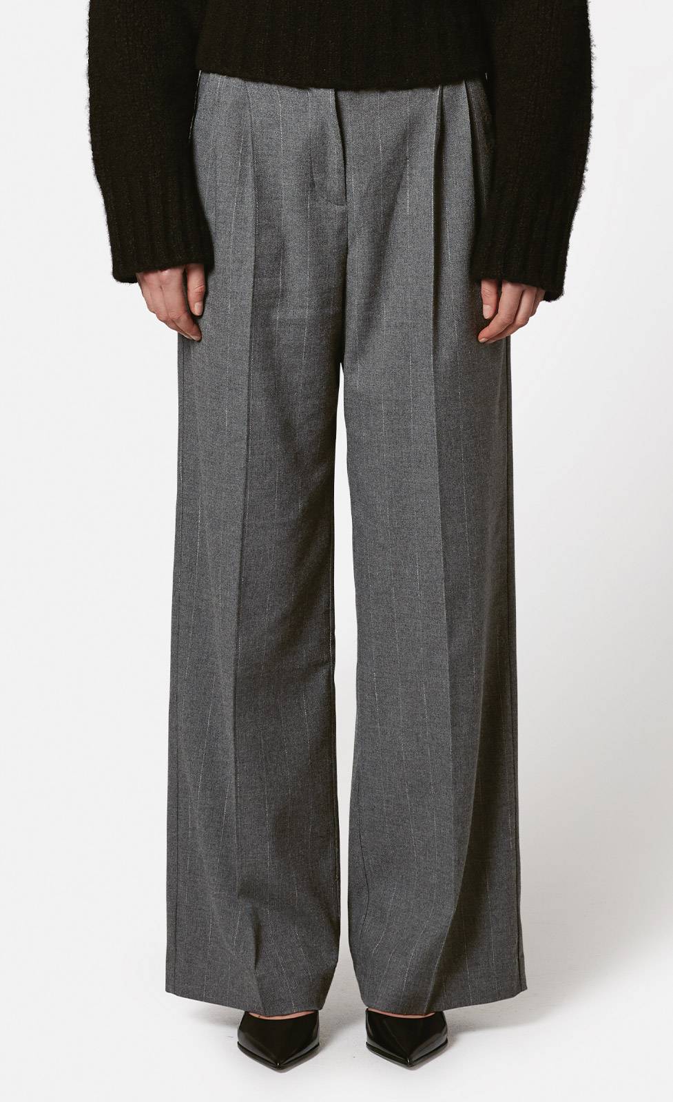 Kiefermann Kaleeas Weite Nadelstreifenhose