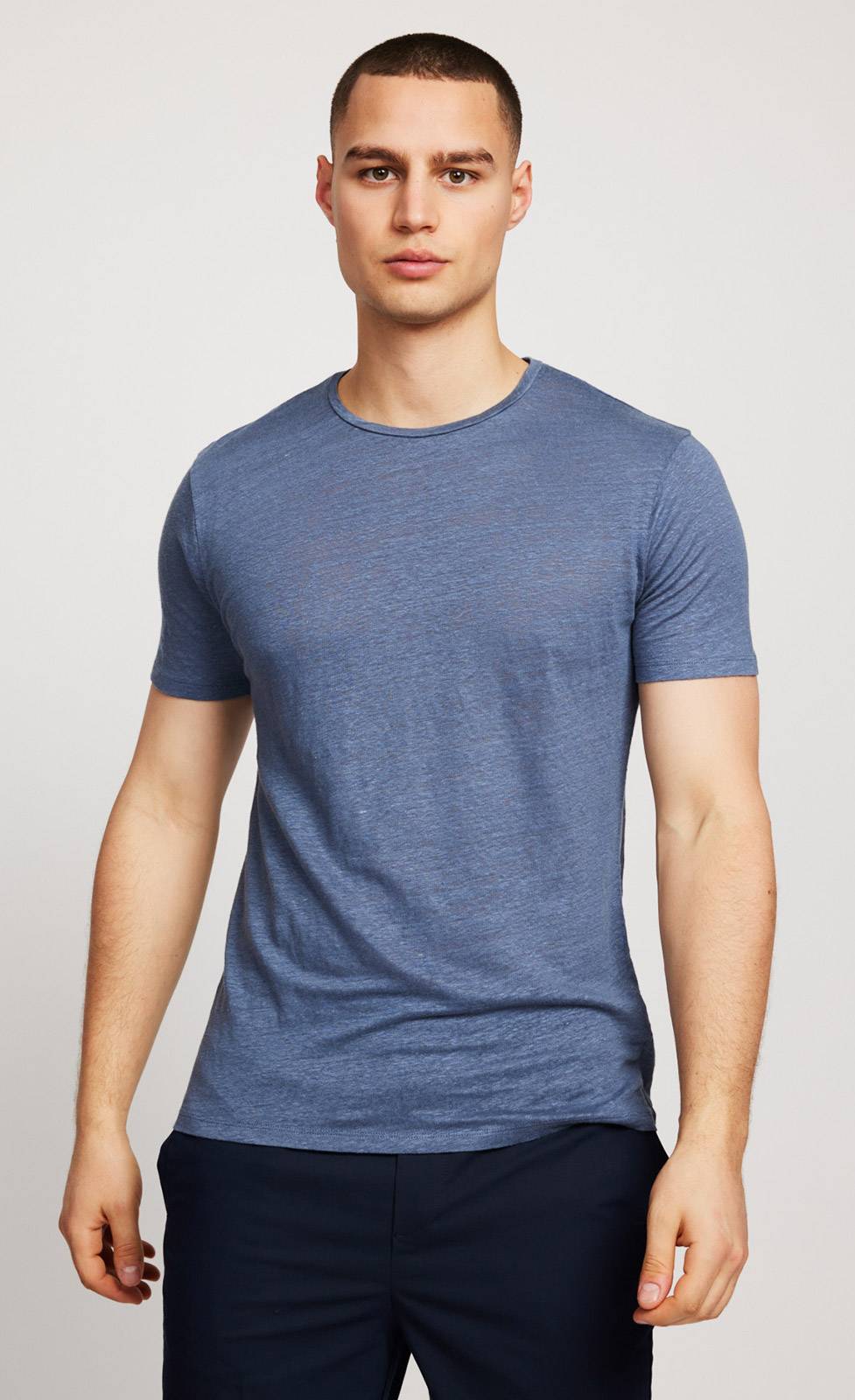 Kiefermann Laine Leinen Rundhals-T-Shirt