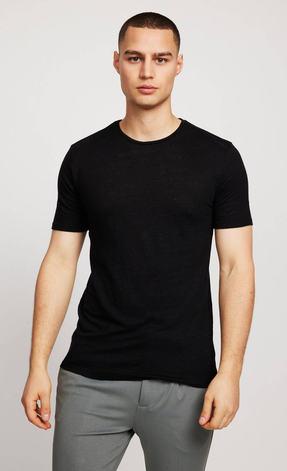 Kiefermann Laine Leinen Rundhals-T-Shirt