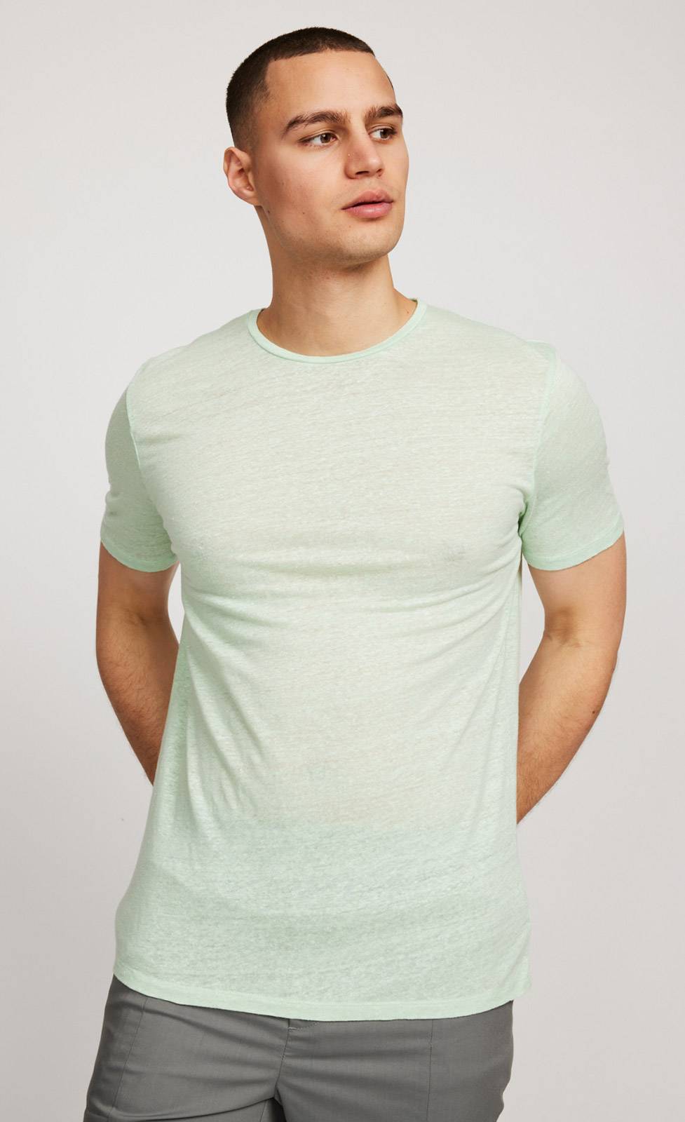 Kiefermann Laine Leinen Rundhals-T-Shirt