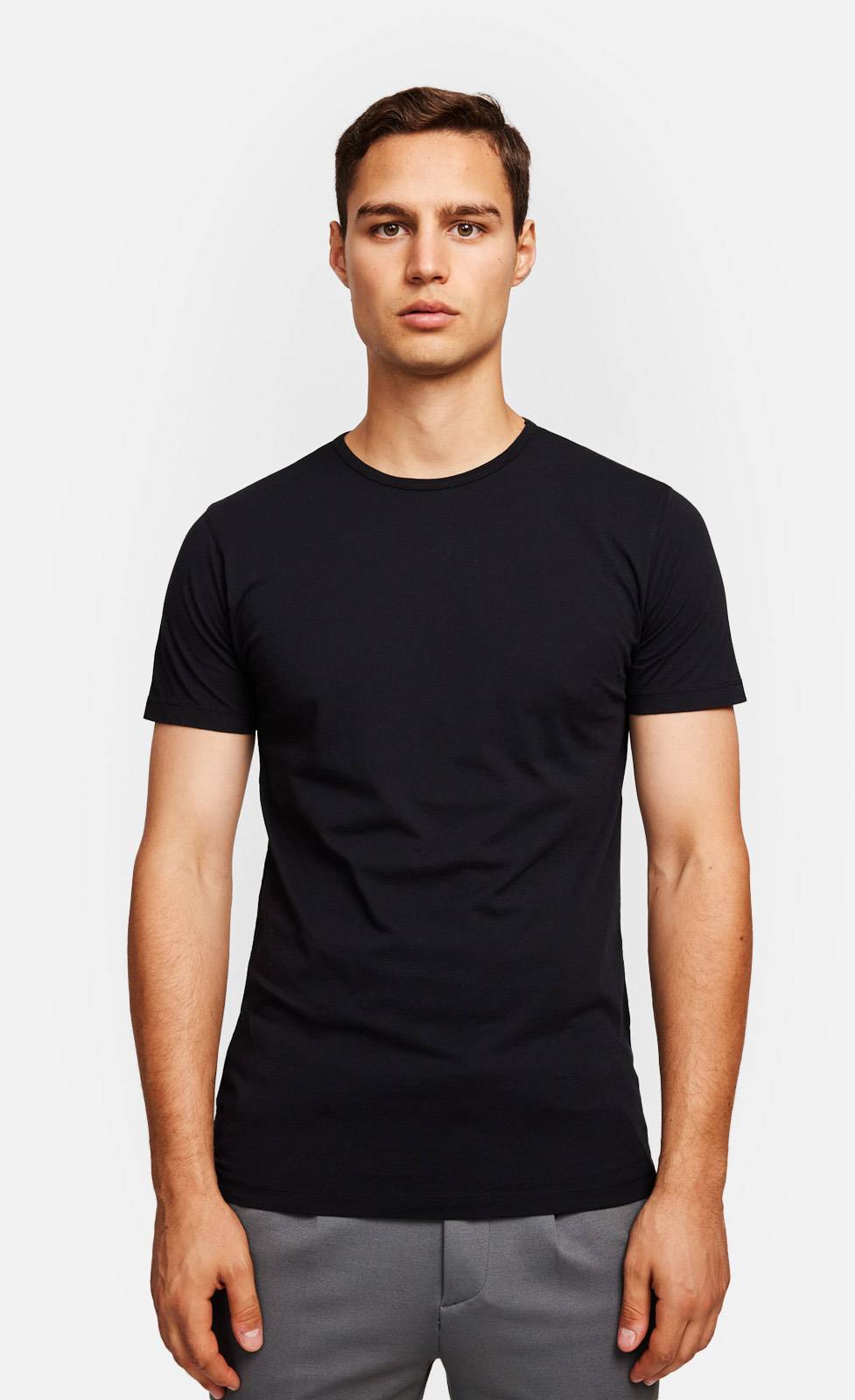 Kiefermann Lio Baumwoll-T-Shirt Mit Rundhals