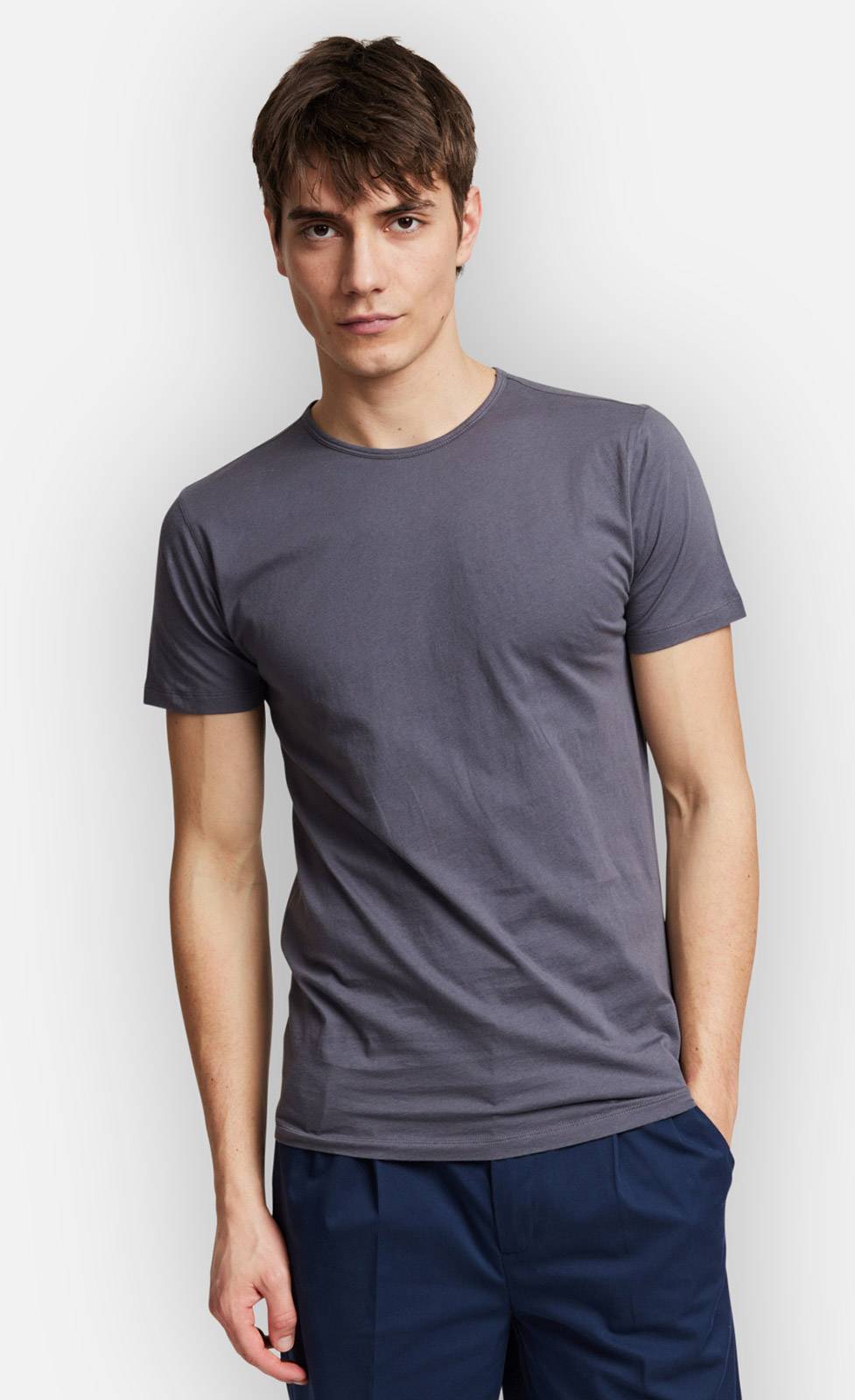 Kiefermann Lio Baumwoll-T-Shirt Mit Rundhals