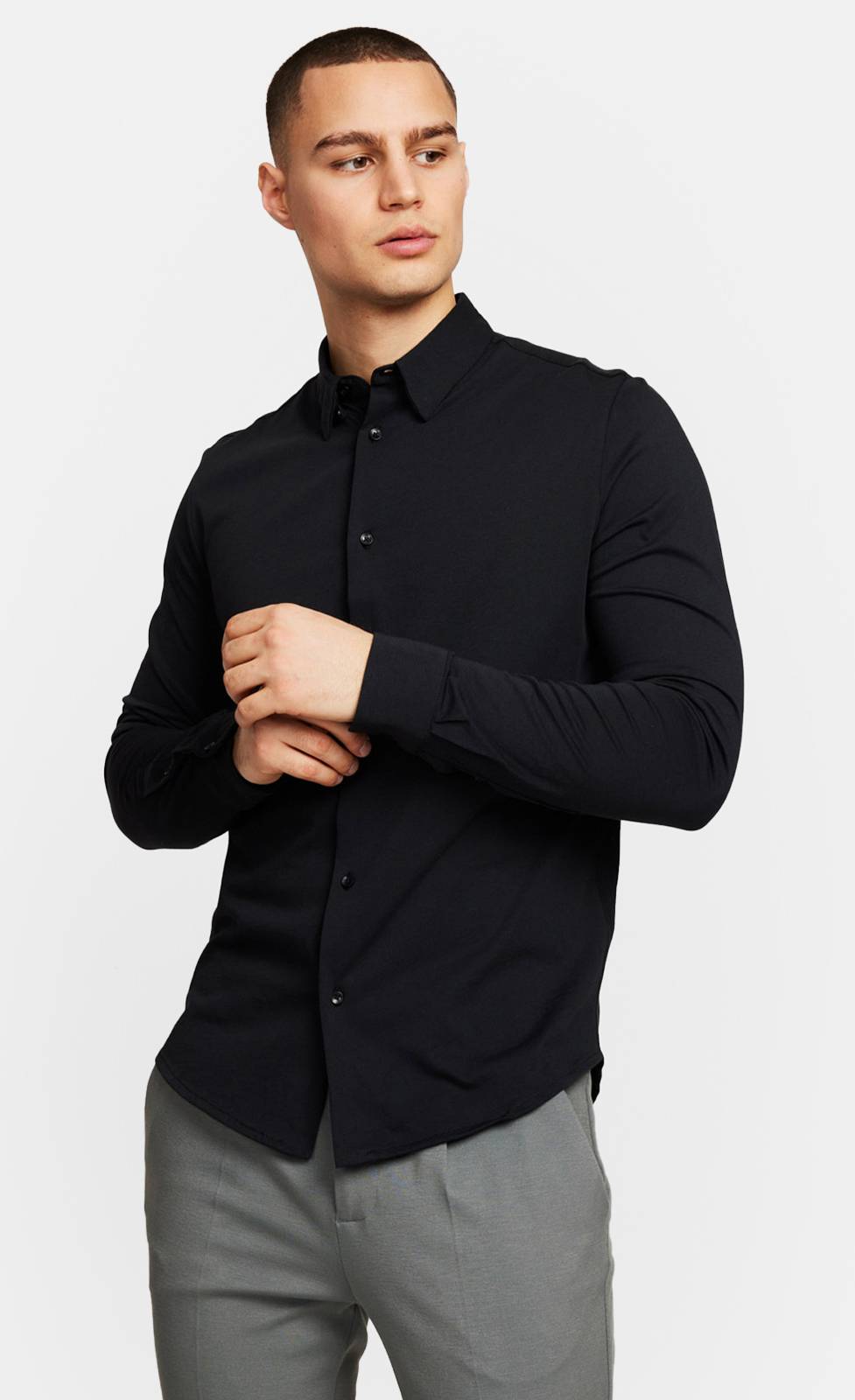 Kiefermann Louis Hemd Aus Baumwolljersey