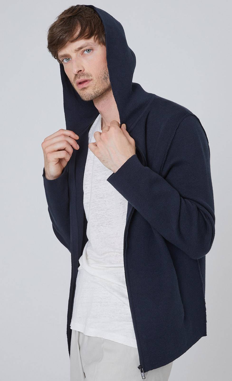 Kiefermann Marc Kapuzen-Strickjacke