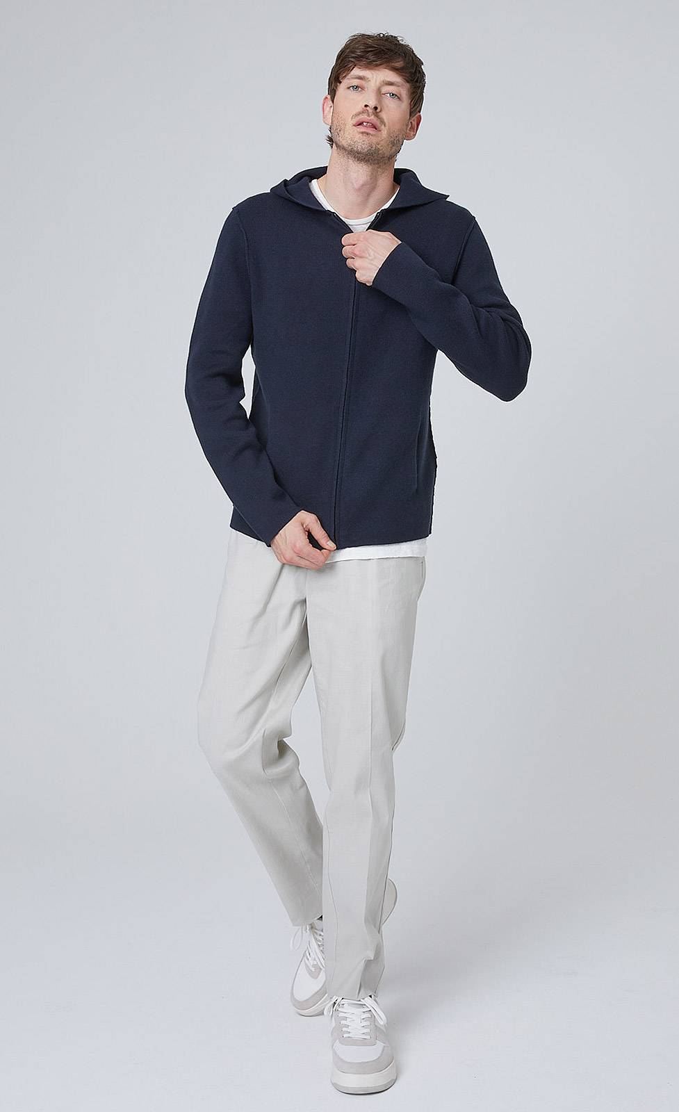 Kiefermann Marc Kapuzen-Strickjacke