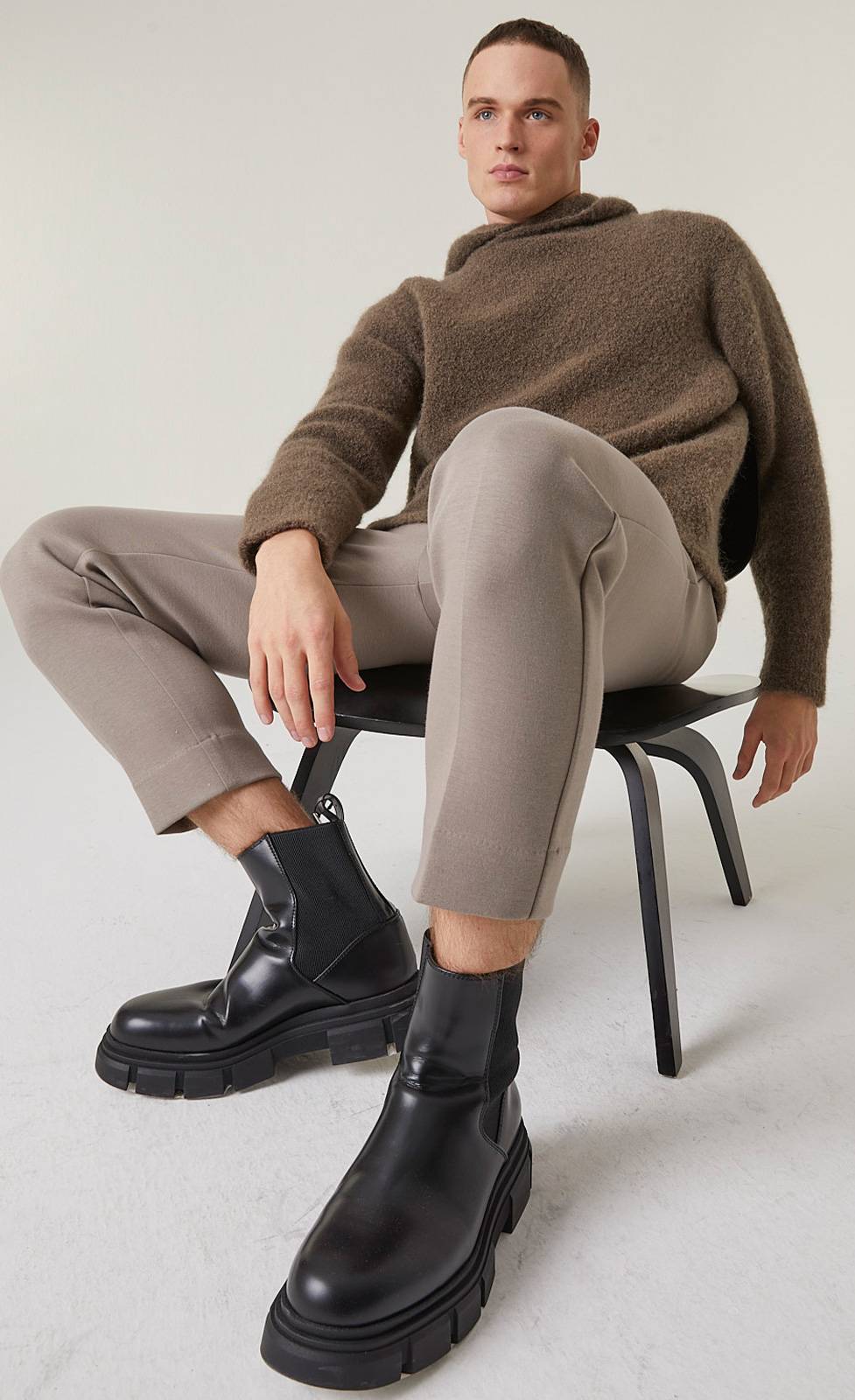 Kiefermann Mario Hose Aus Kompaktem Jersey