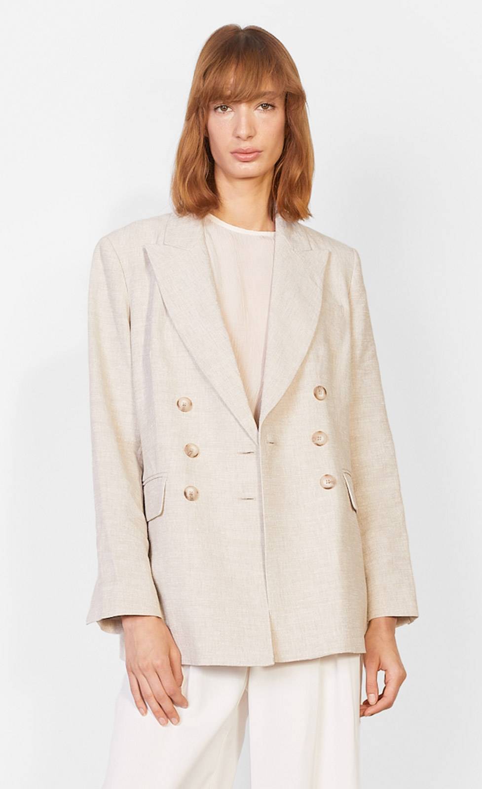 Kiefermann Martina Blazer Aus Leinenmaterial