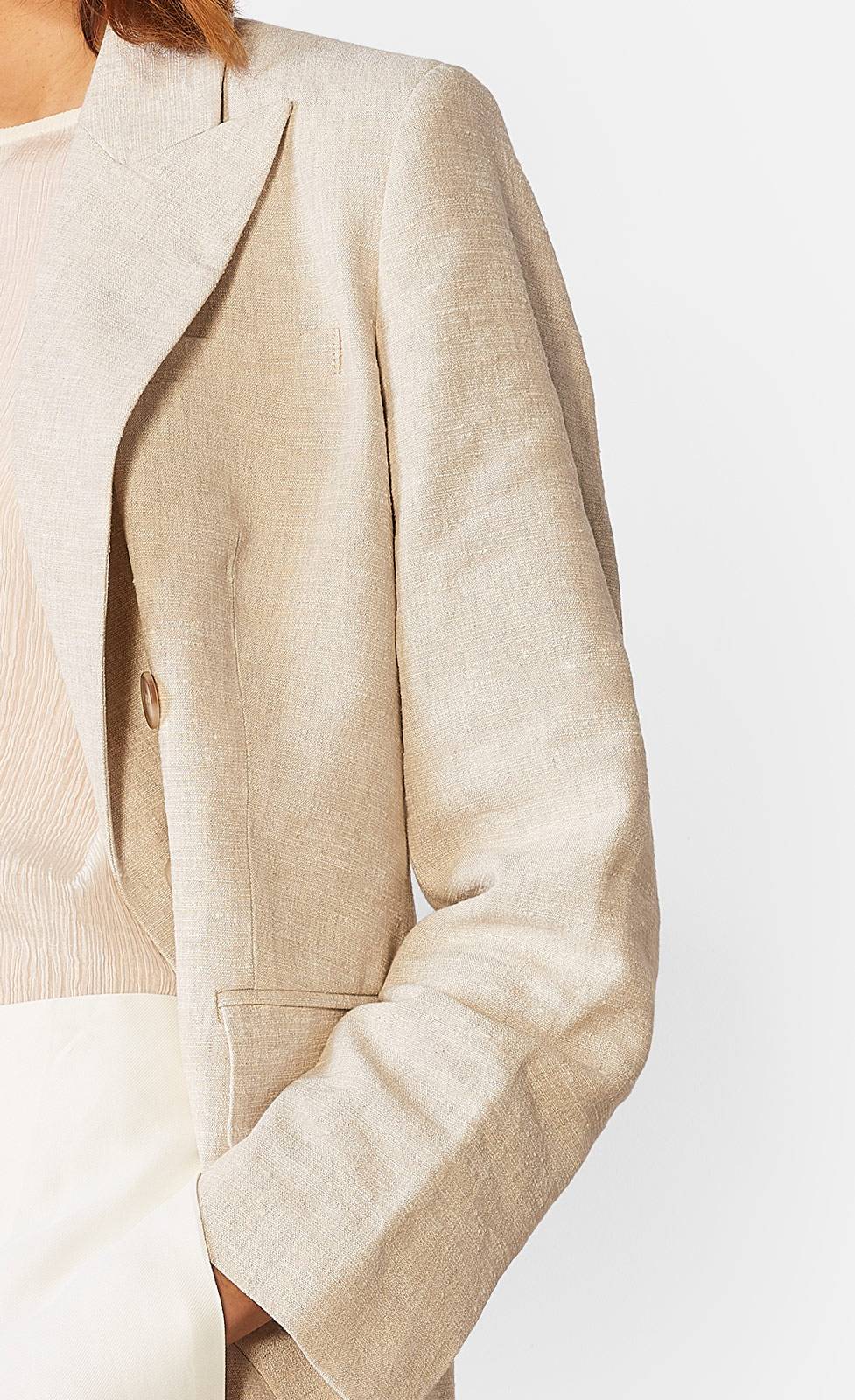 Kiefermann Martina Blazer Aus Leinenmaterial