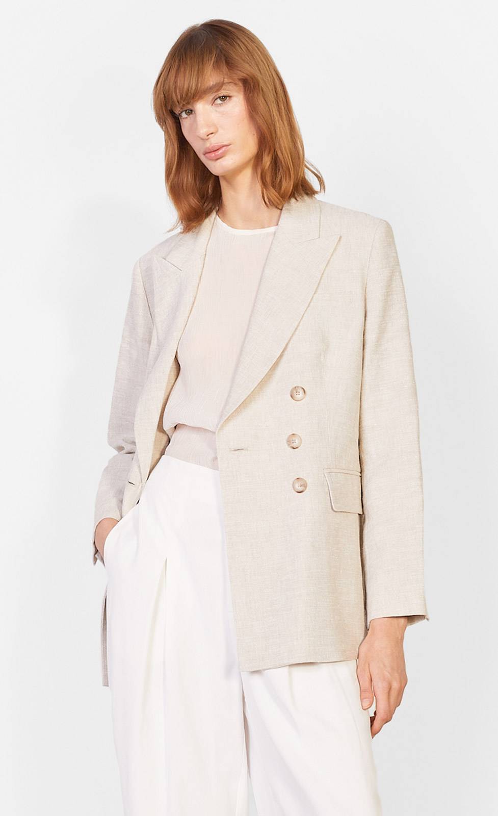 Kiefermann Martina Blazer aus Leinenmaterial