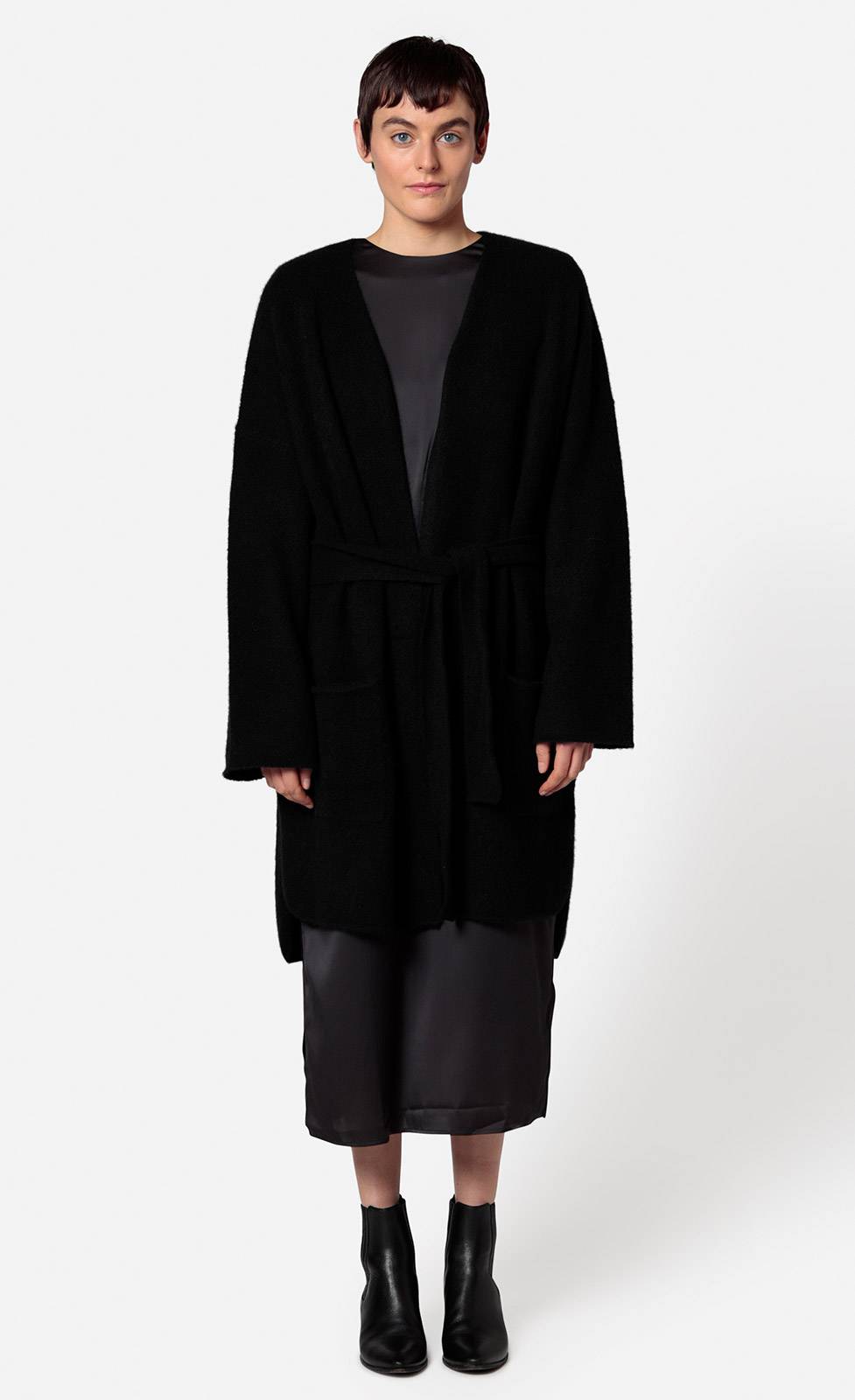 Kiefermann Mianore Kaschmirstrickmantel Mit Gürtel