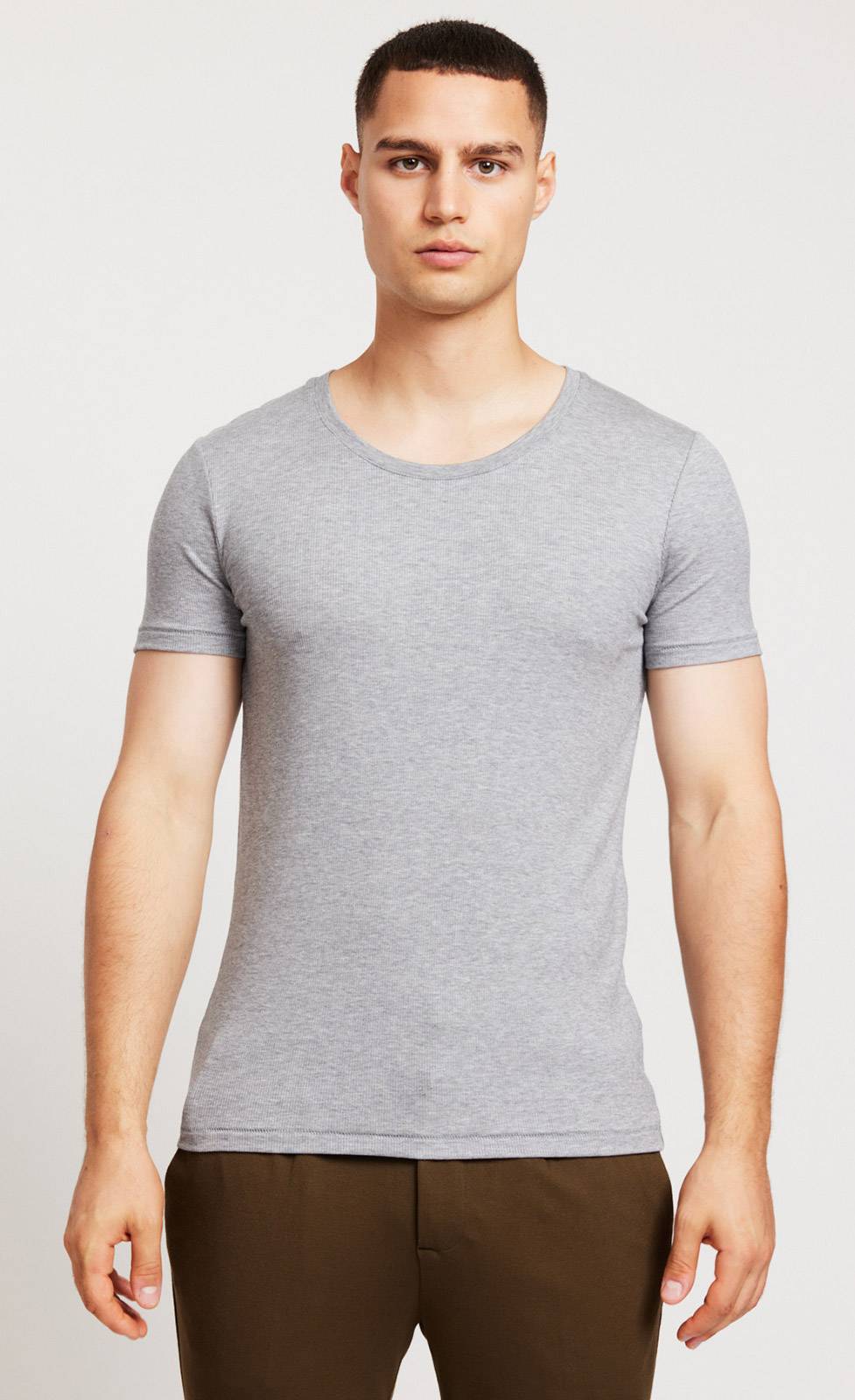 Kiefermann Miro T-Shirt Aus Feinem Rippjersey