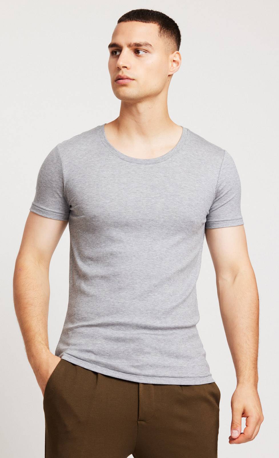 Kiefermann Miro T-Shirt aus feinem Rippjersey