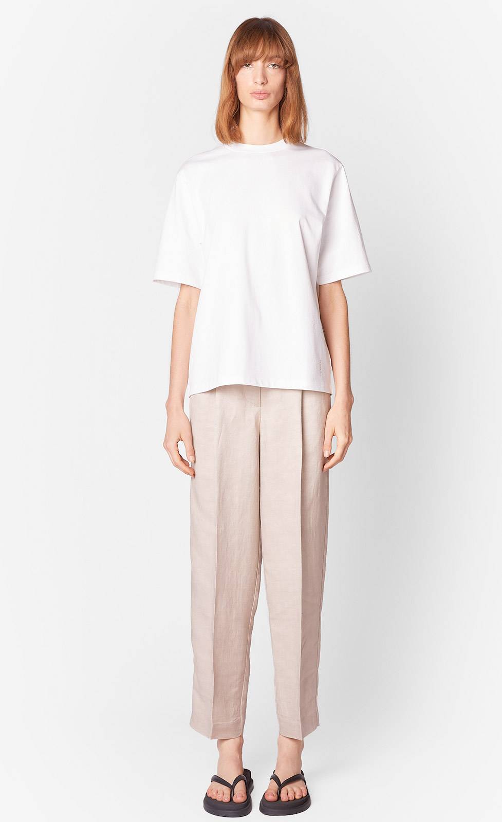 Kiefermann Naima Bundfaltenhose Aus Leinenmaterial