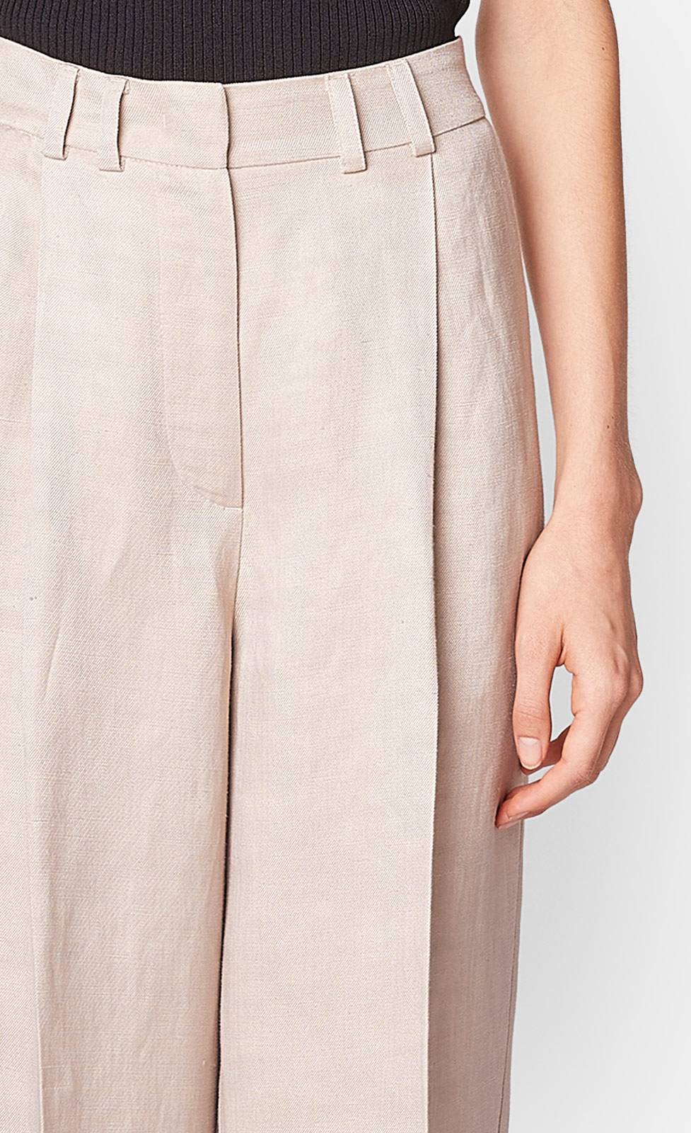 Kiefermann Naima Bundfaltenhose Aus Leinenmaterial