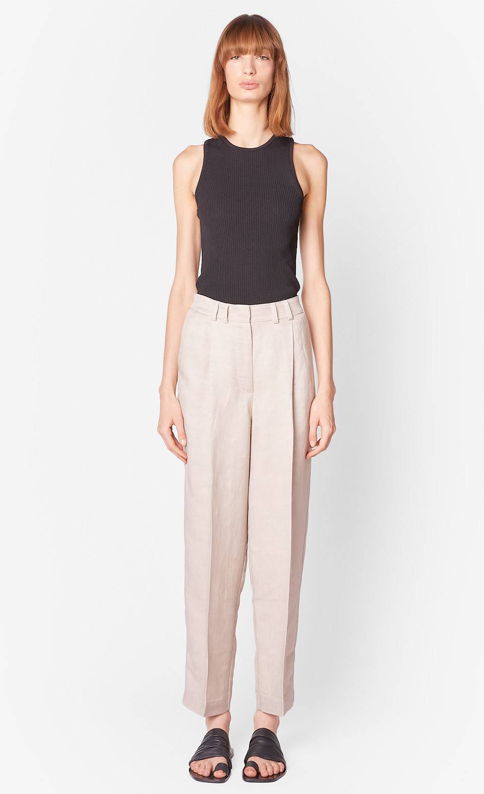 Kiefermann Naima Bundfaltenhose aus Leinenmaterial
