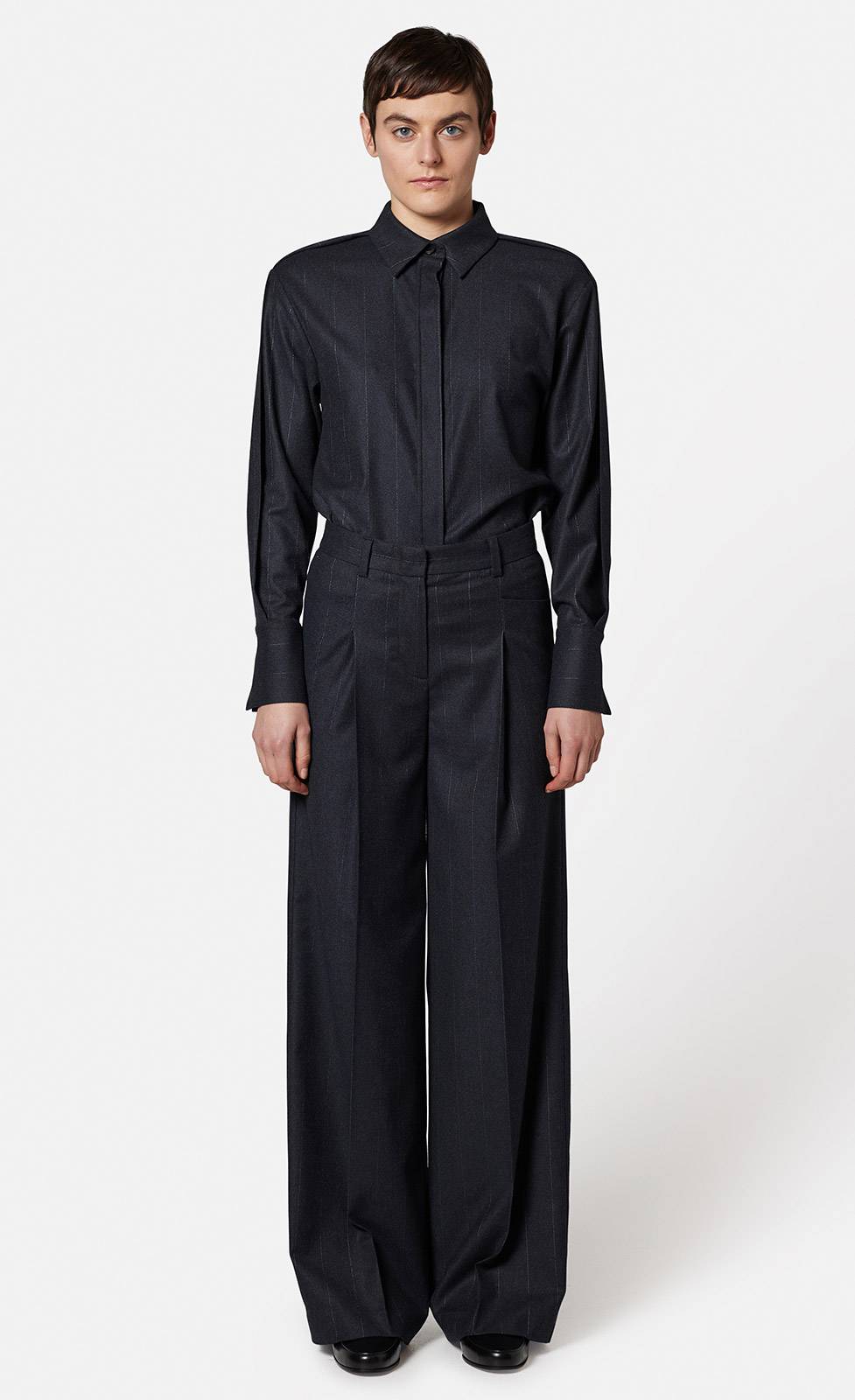 Kiefermann Namilla Nadelstreifenbluse Aus Flanell