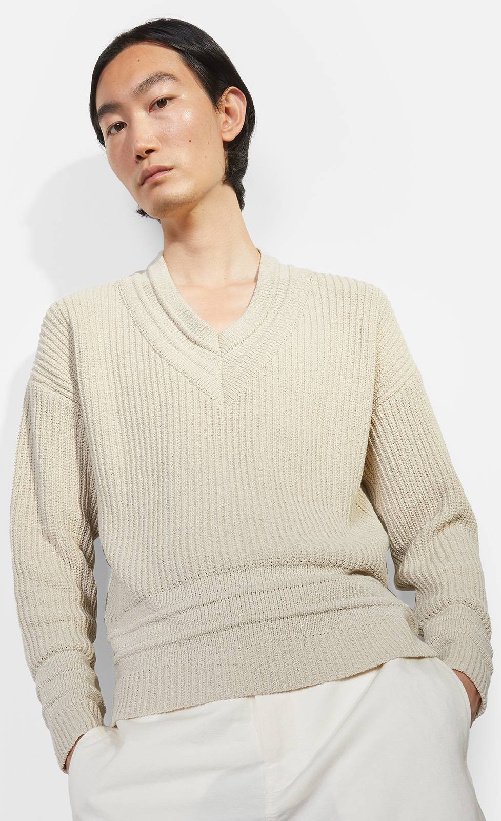 Kiefermann Nate Pullover Mit Tiefem V-Ausschnitt