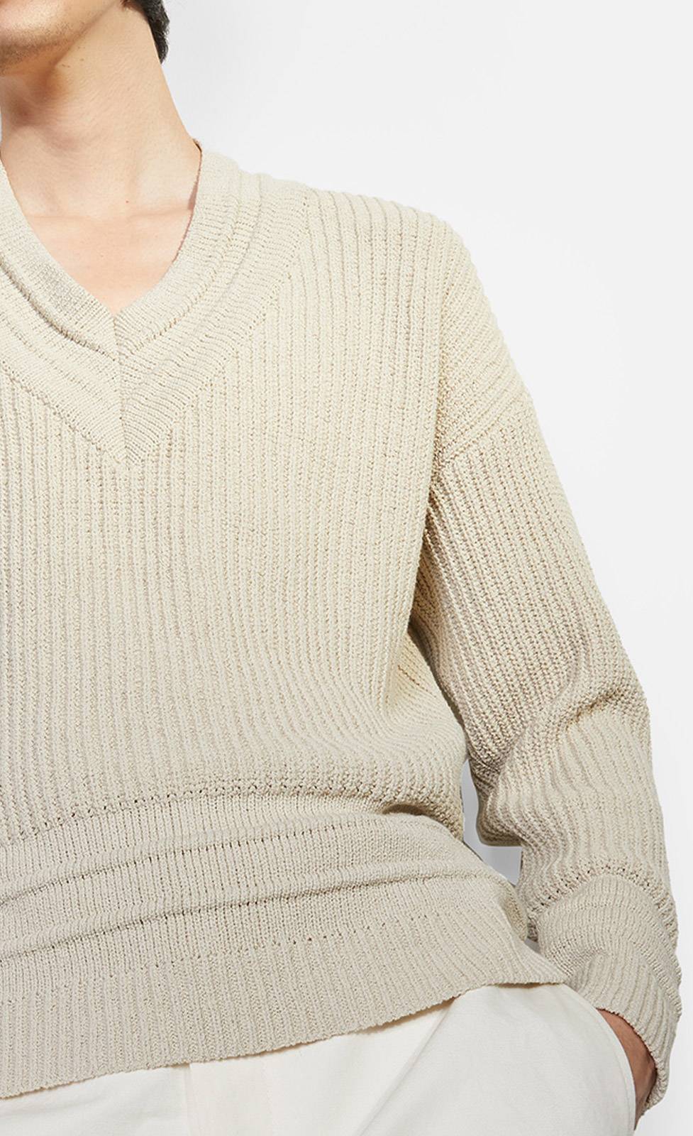 Kiefermann Nate Pullover Mit Tiefem V-Ausschnitt
