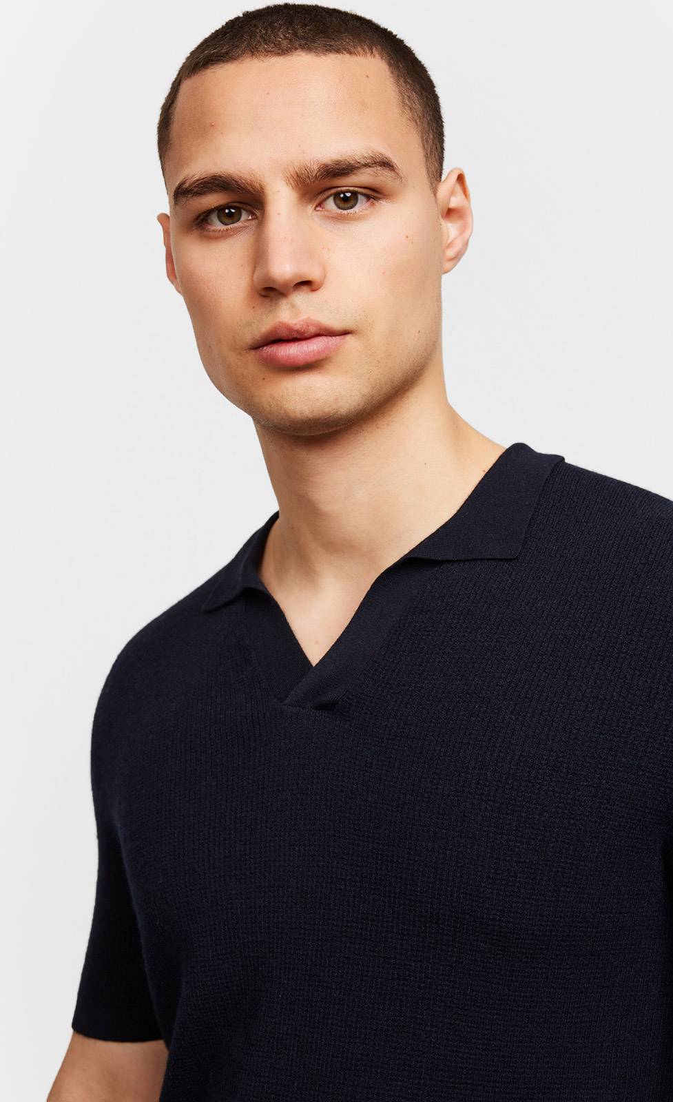 Kiefermann Nilas Strickpolo Aus Merinowolle