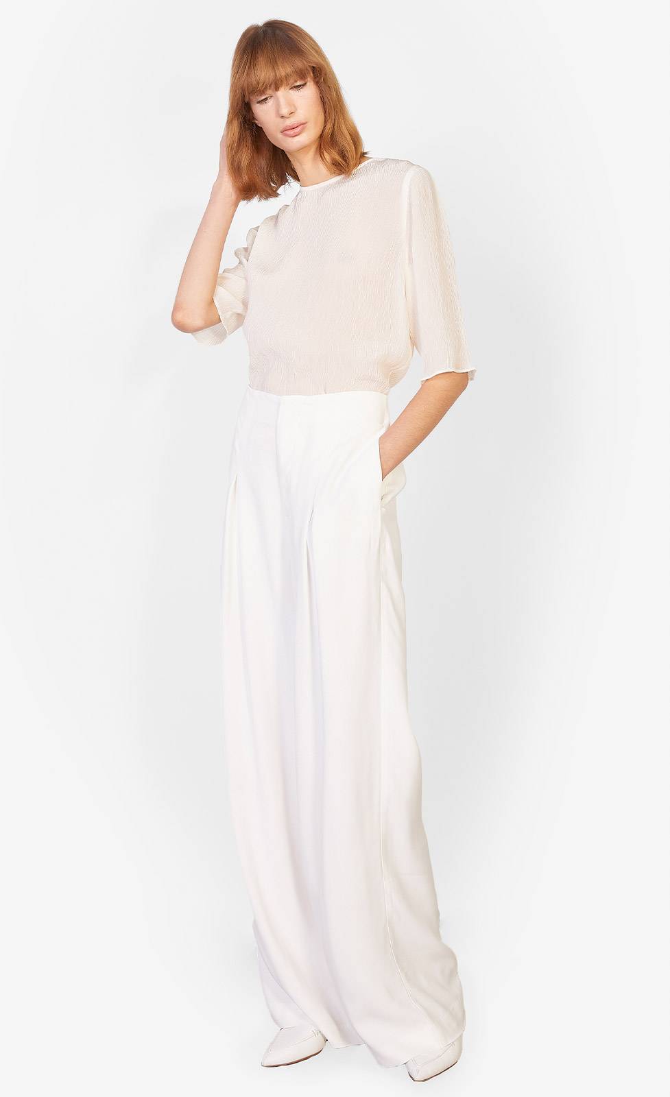 Kiefermann Pat Weite Viskosehose Im Marlene-Stil