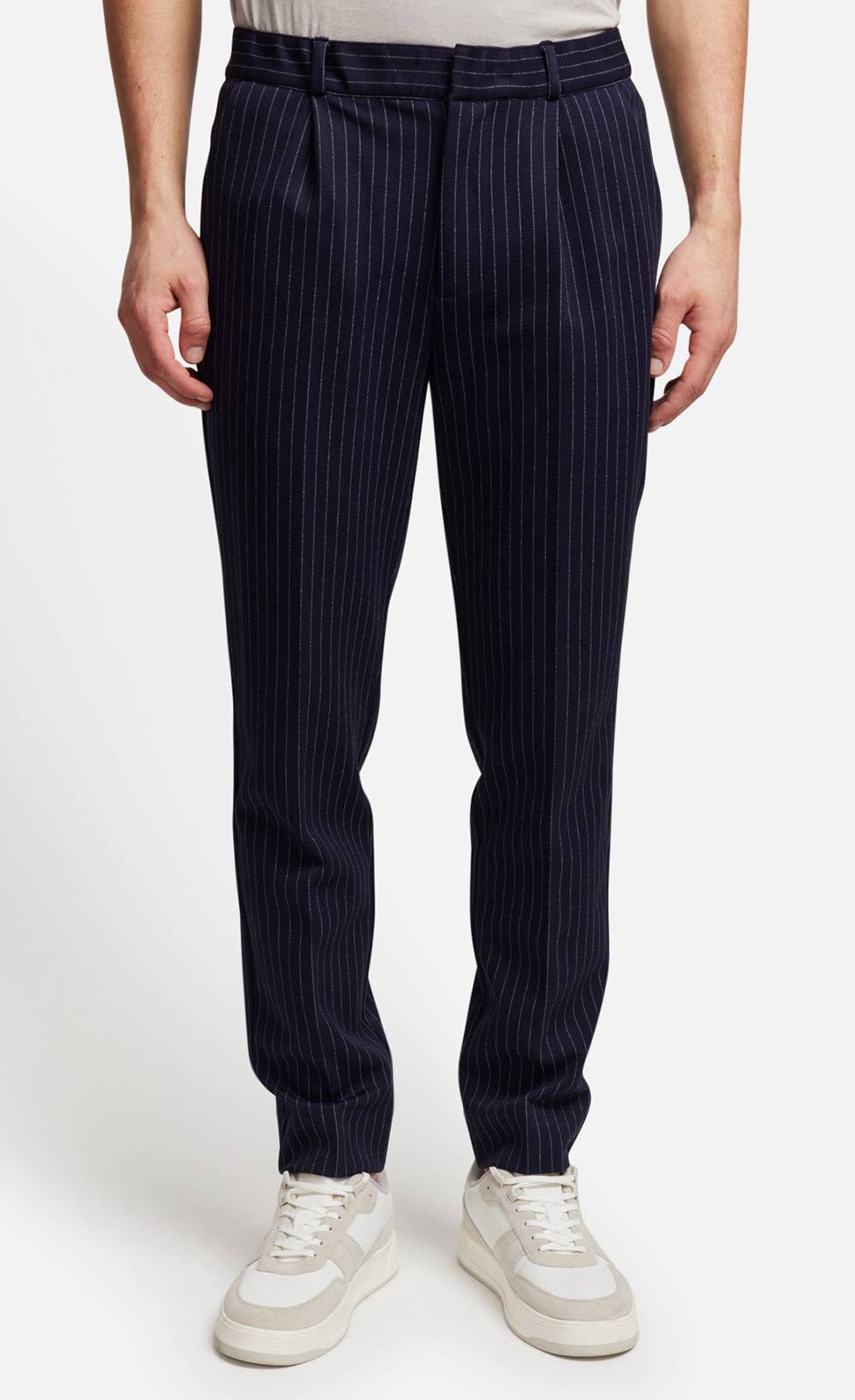 Kiefermann Patrizio Nadelstreifenhose Aus Jersey
