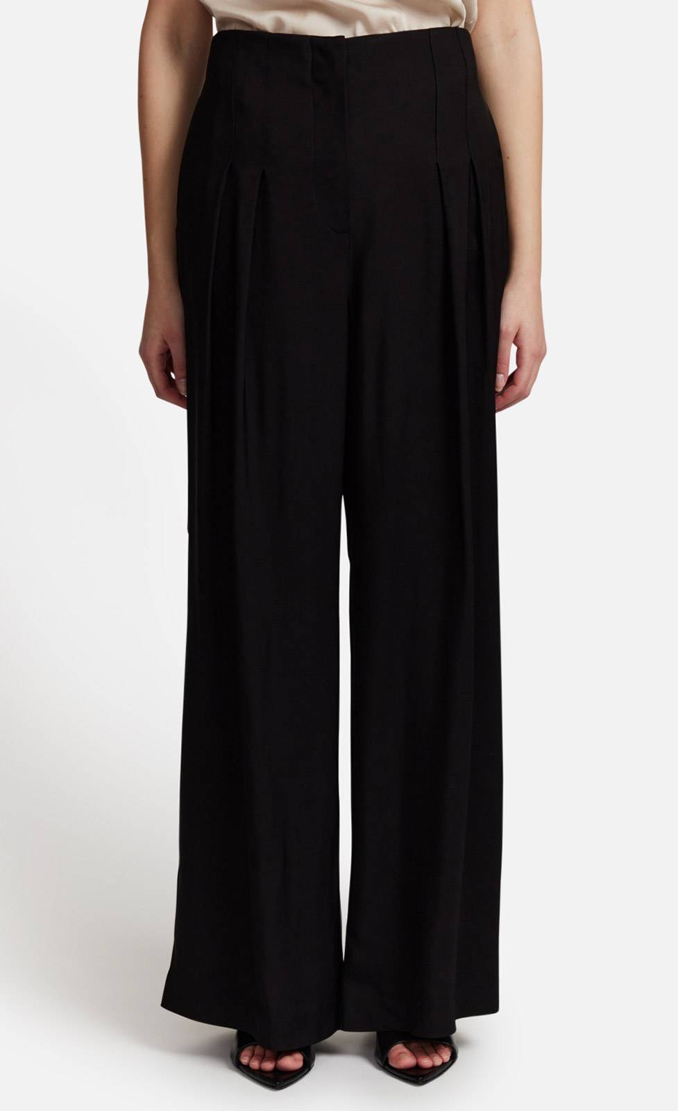 Kiefermann Pats Weite Viskosehose Im Marlene-Stil