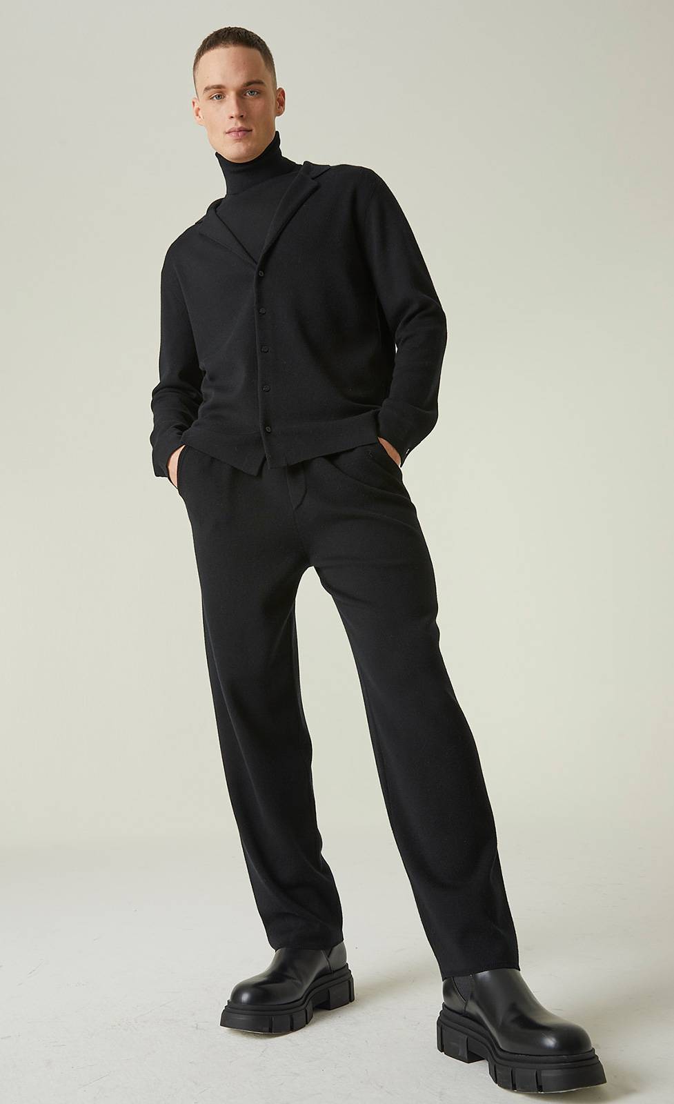 Kiefermann Samuel Strickhose Aus Merinowolle