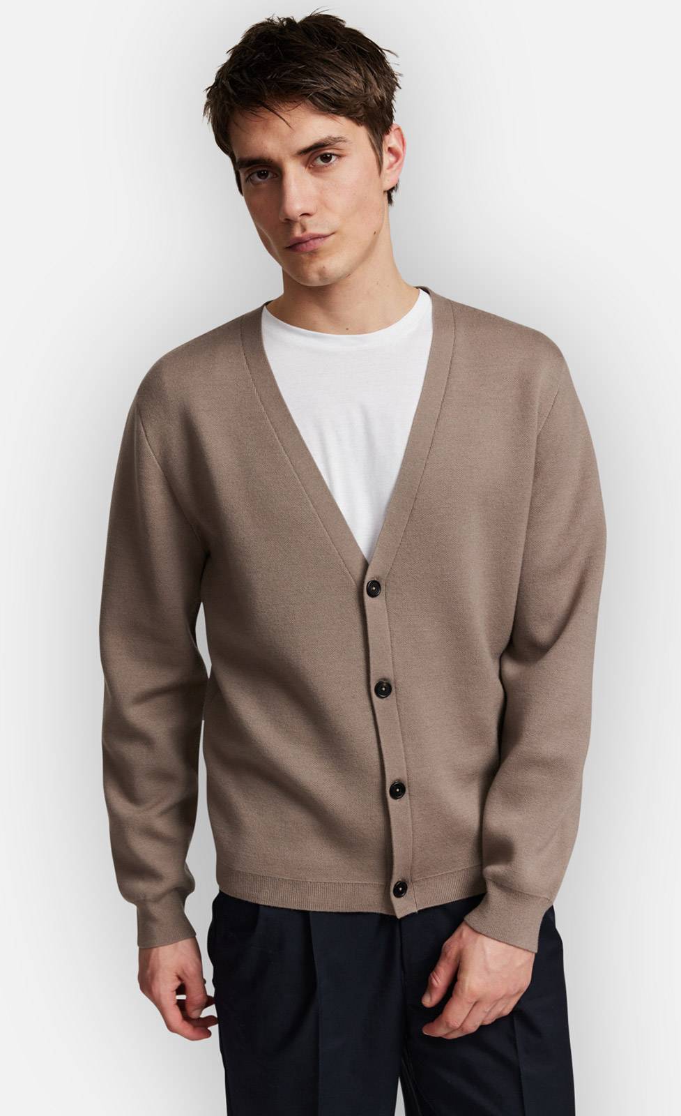 Kiefermann Scott Strickjacke Aus Merinowolle