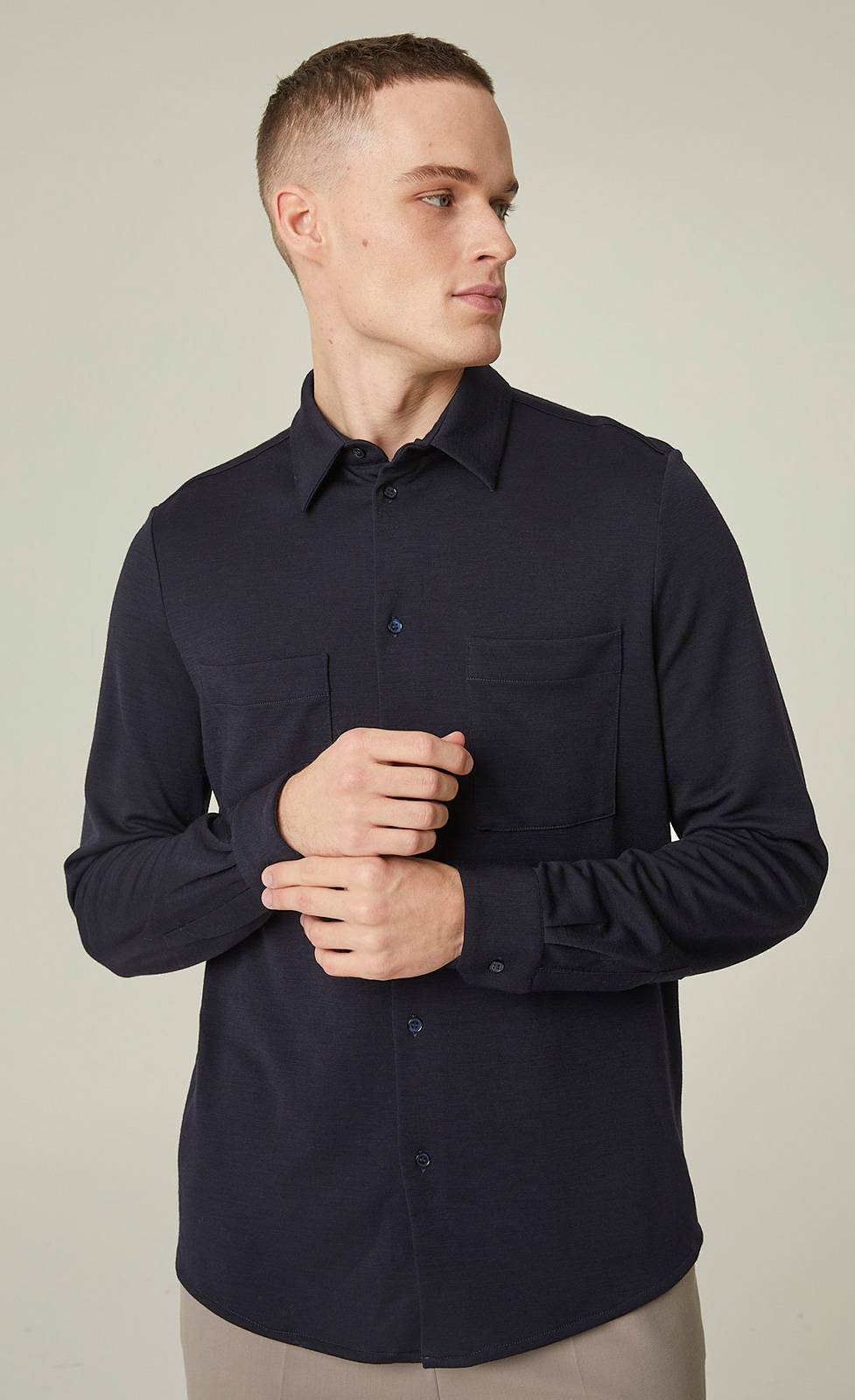 Kiefermann Silvan Jerseyhemd Mit Taschen